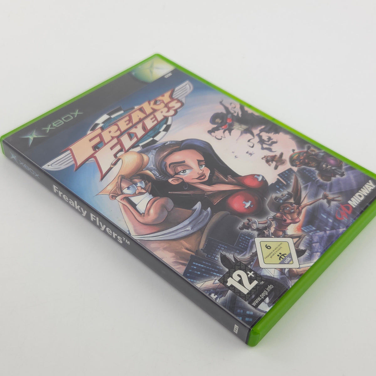 Microsoft Xbox Spiel Freaky Flyers OVP CIB PAL
