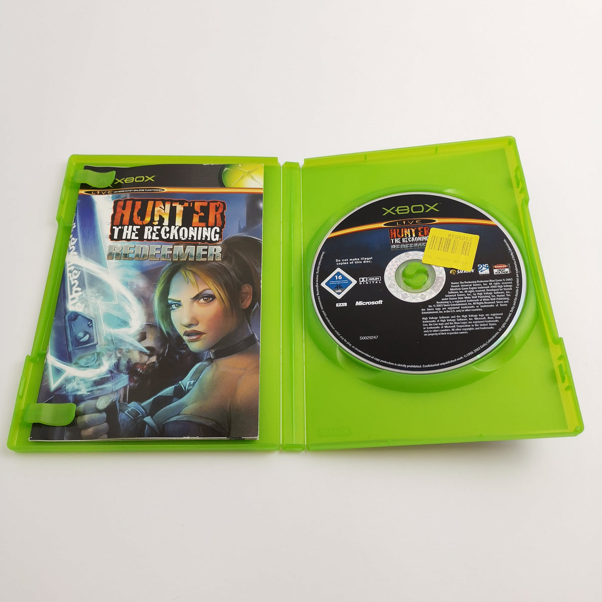 Xbox Classic Spiel – Hunter The Reckoning Redeemer (OVP PAL)