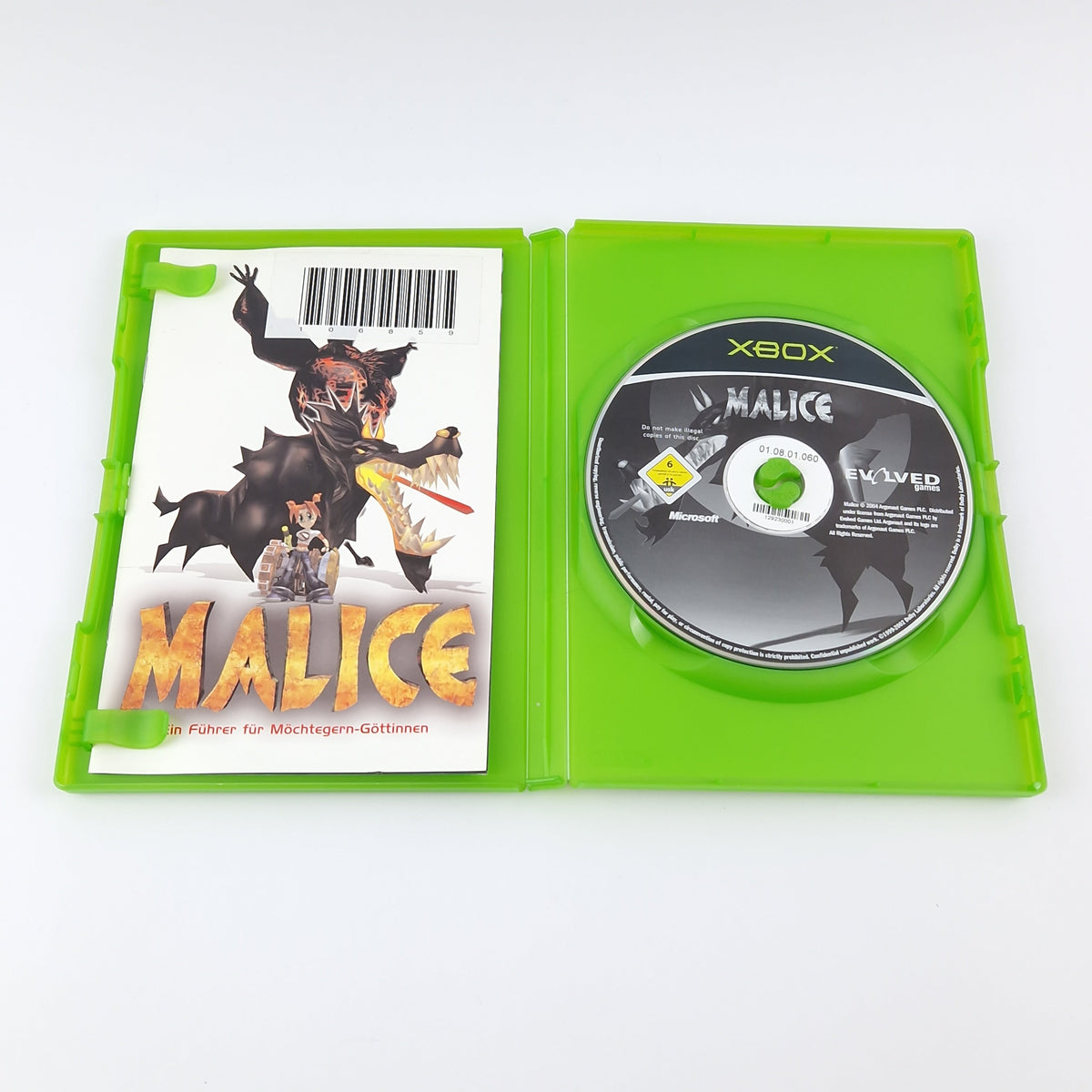 Microsoft Xbox Classic Spiel: Malice - OVP Anleitung CD | deutsche PAL Version