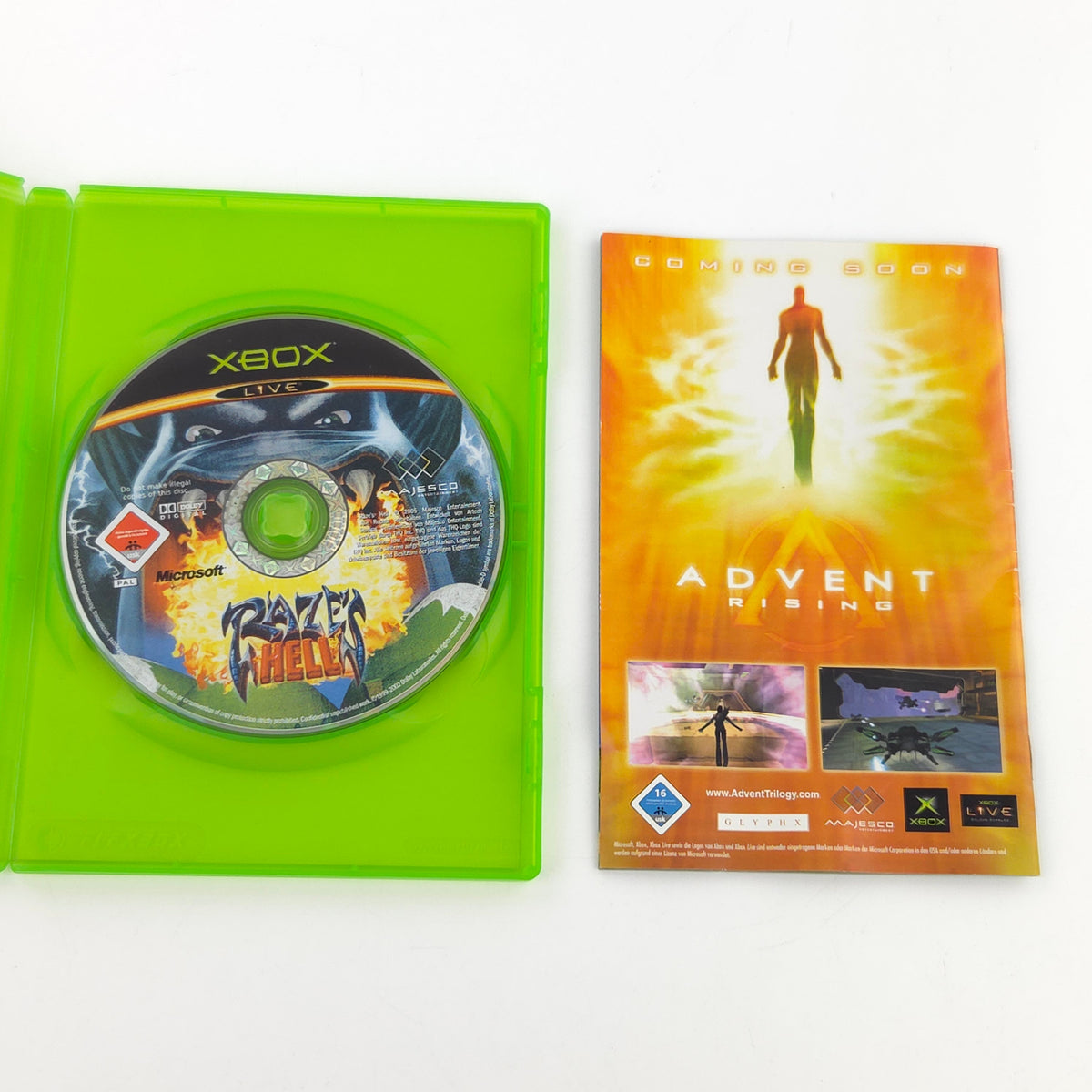 Xbox Spiel Razes Hell USK18 OVP PAL