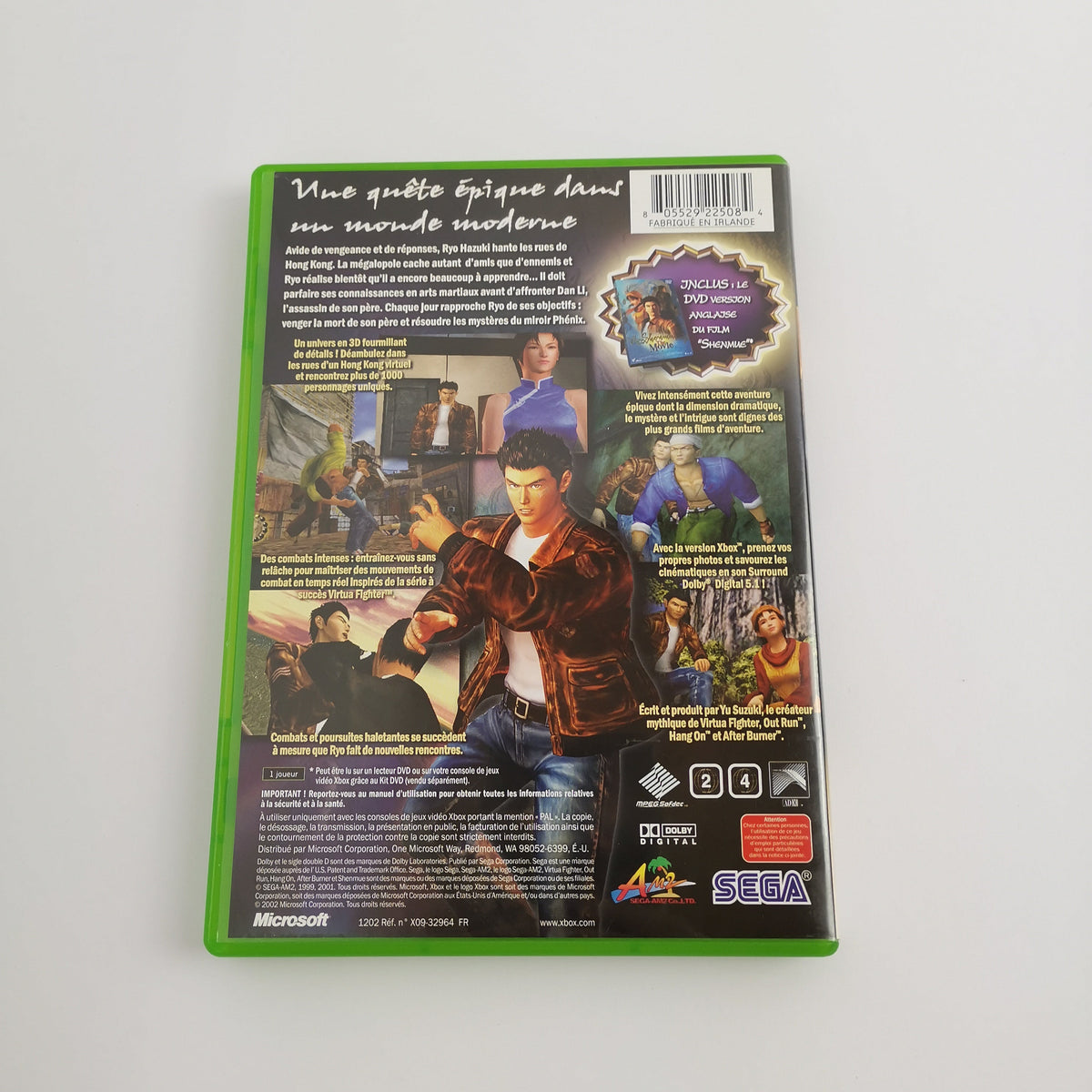 Microsoft Xbox Classic Spiel – Shenmue II 2 PAL OVP FRA
