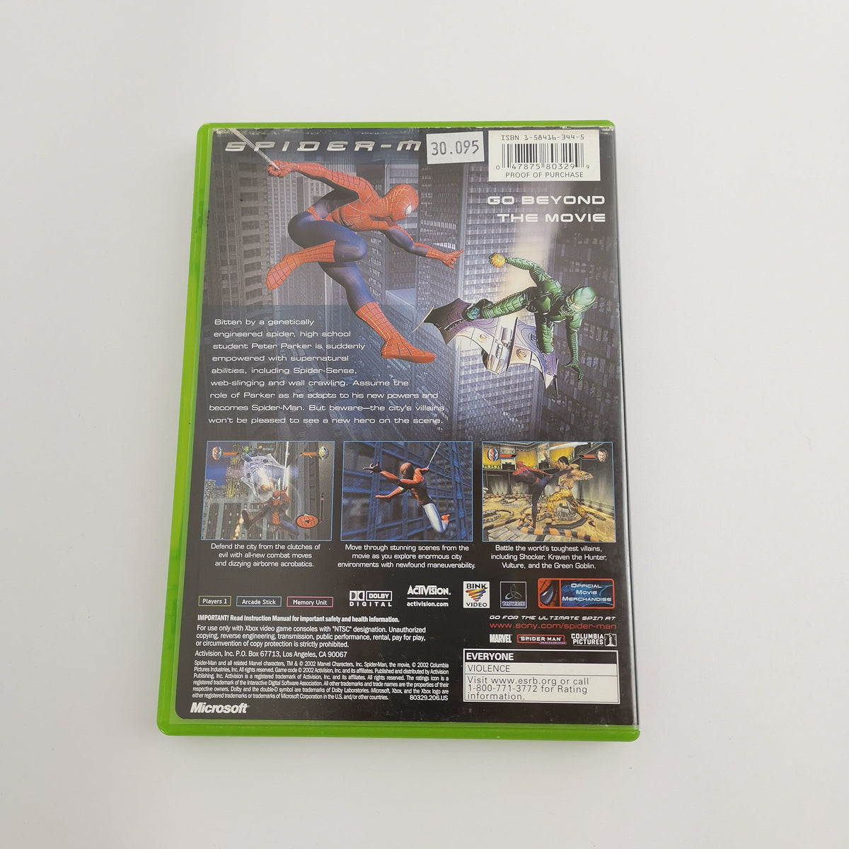 Microsoft Xbox Classic Spiel – Spider-Man NTSC-U/C OVP