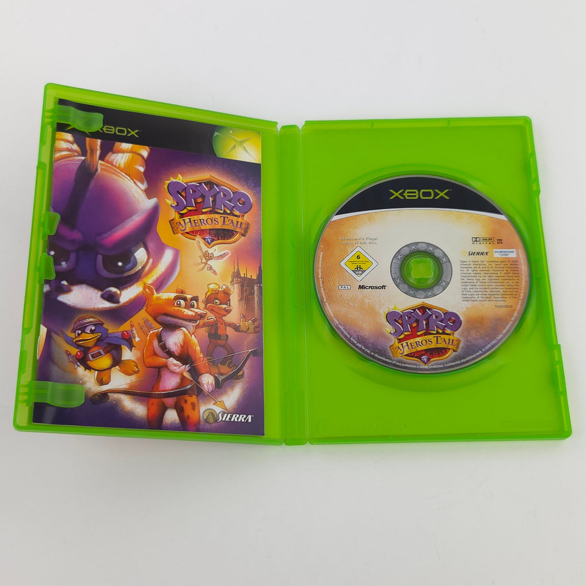 Microsoft Xbox Spiel Spyro A Heros Tail OVP PAL