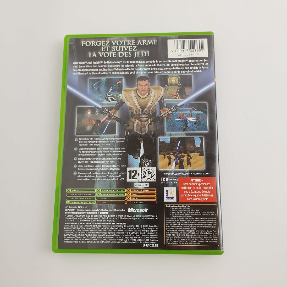 Xbox Classic Spiel – Star Wars Jedi Knight (PAL OVP)