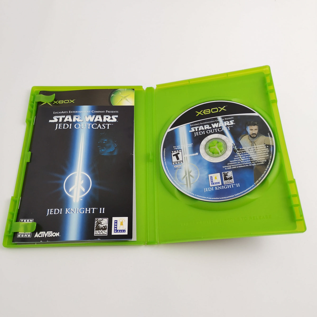 Microsoft Xbox Classic Spiel – Star Wars Jedi Outcast OVP