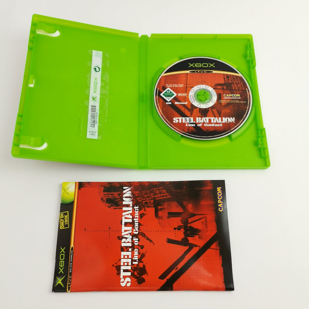 Xbox Classic Spiel – Steel Battalion Line of Contact OVP