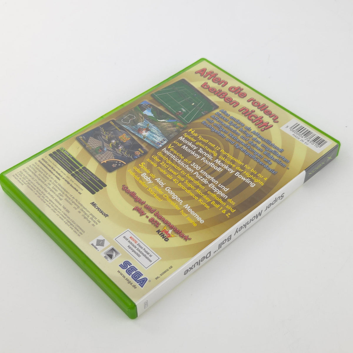 Microsoft Xbox Spiel Super Monkey Ball Deluxe OVP