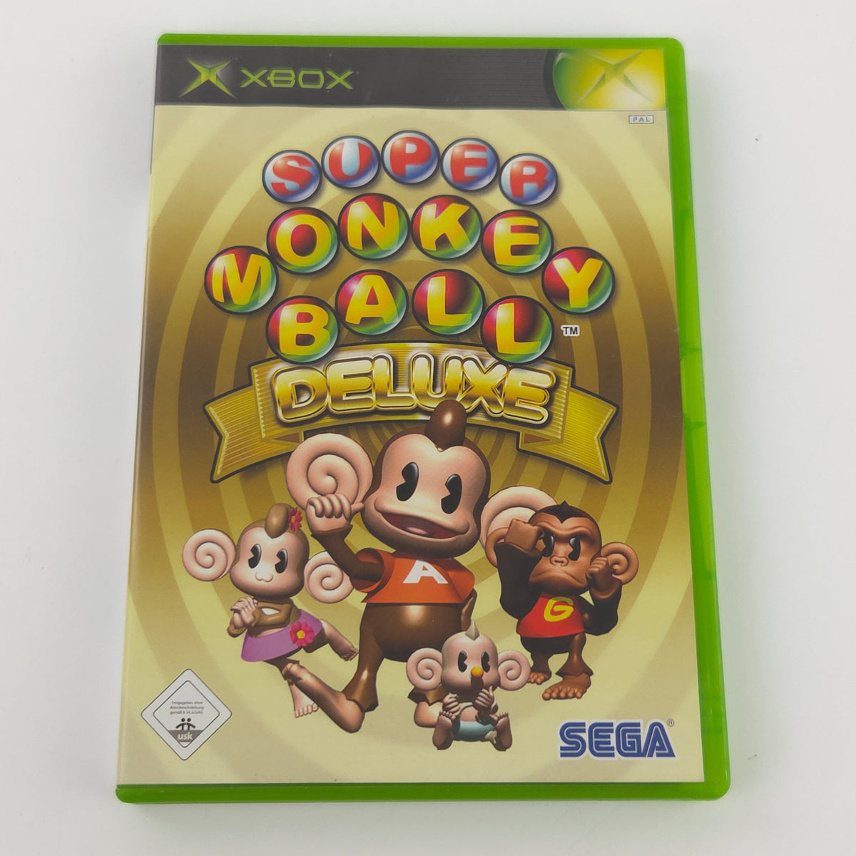 Microsoft Xbox Spiel Super Monkey Ball Deluxe OVP