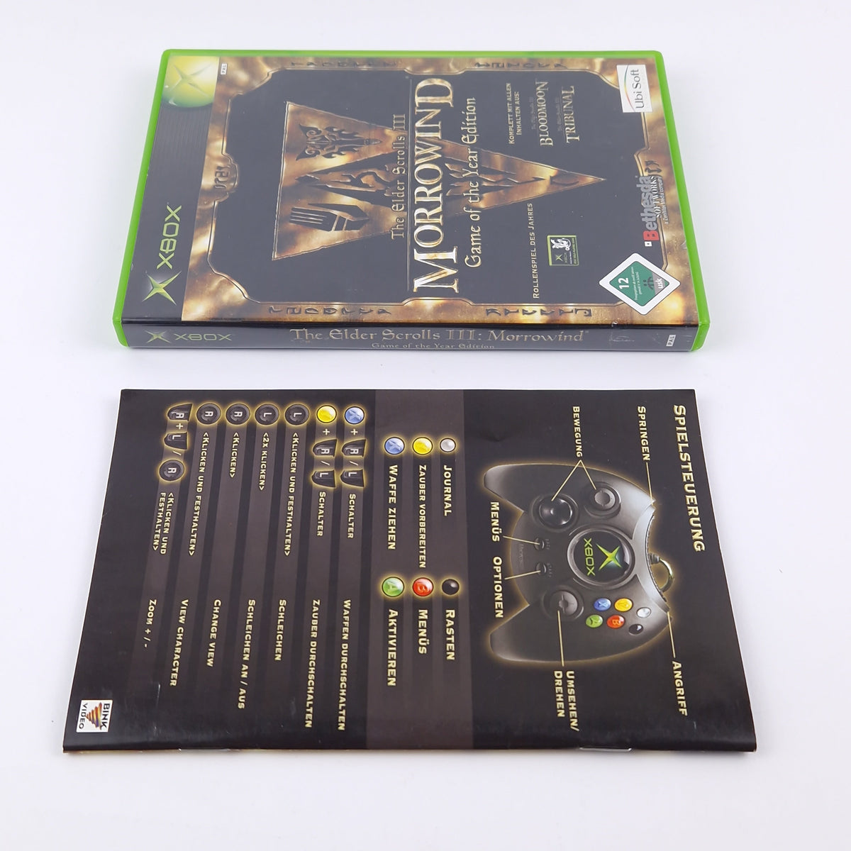 Microsoft Xbox Classic Spiel: The Elder Scrolls III Morrowind ohne Karte - OVP