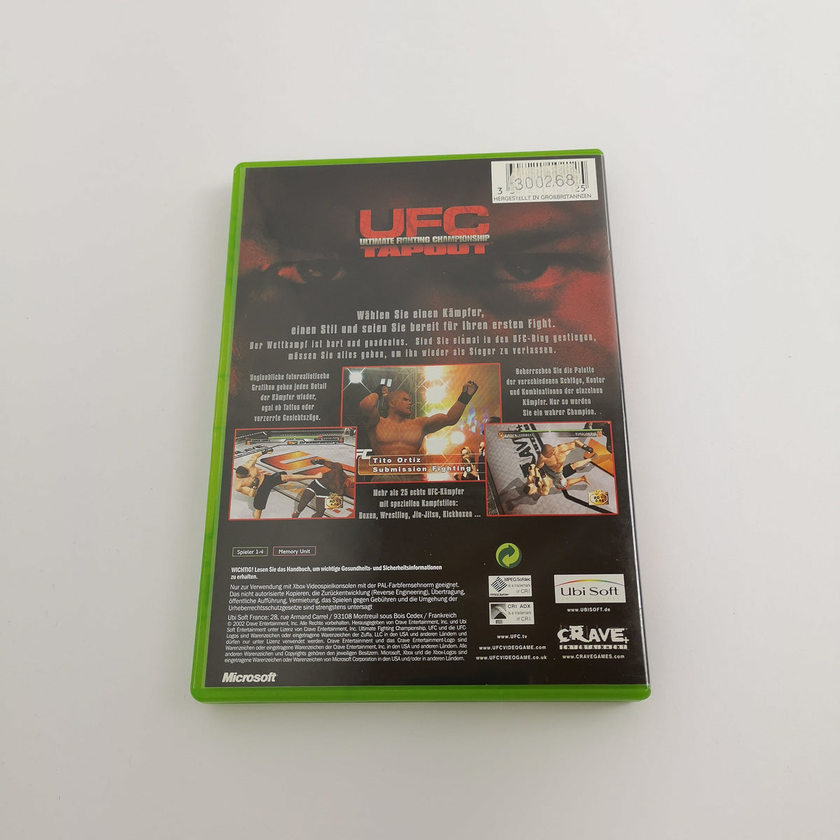 Xbox Classic Spiel – Ultimate Fighting Championship OVP PAL