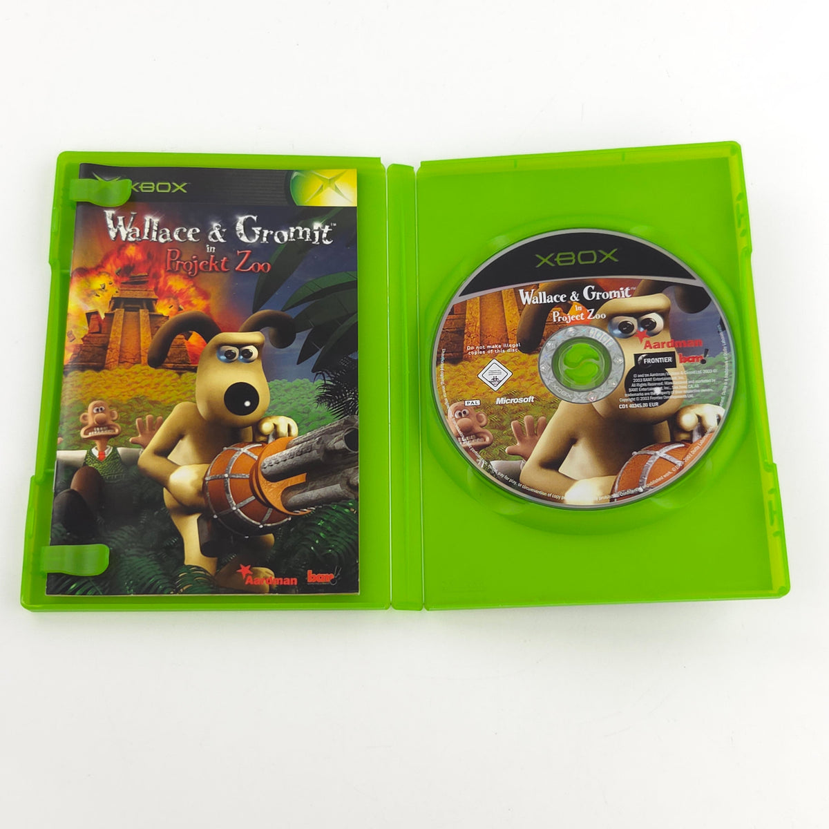 Xbox Spiel Wallace Gromit Projekt Zoo OVP PAL