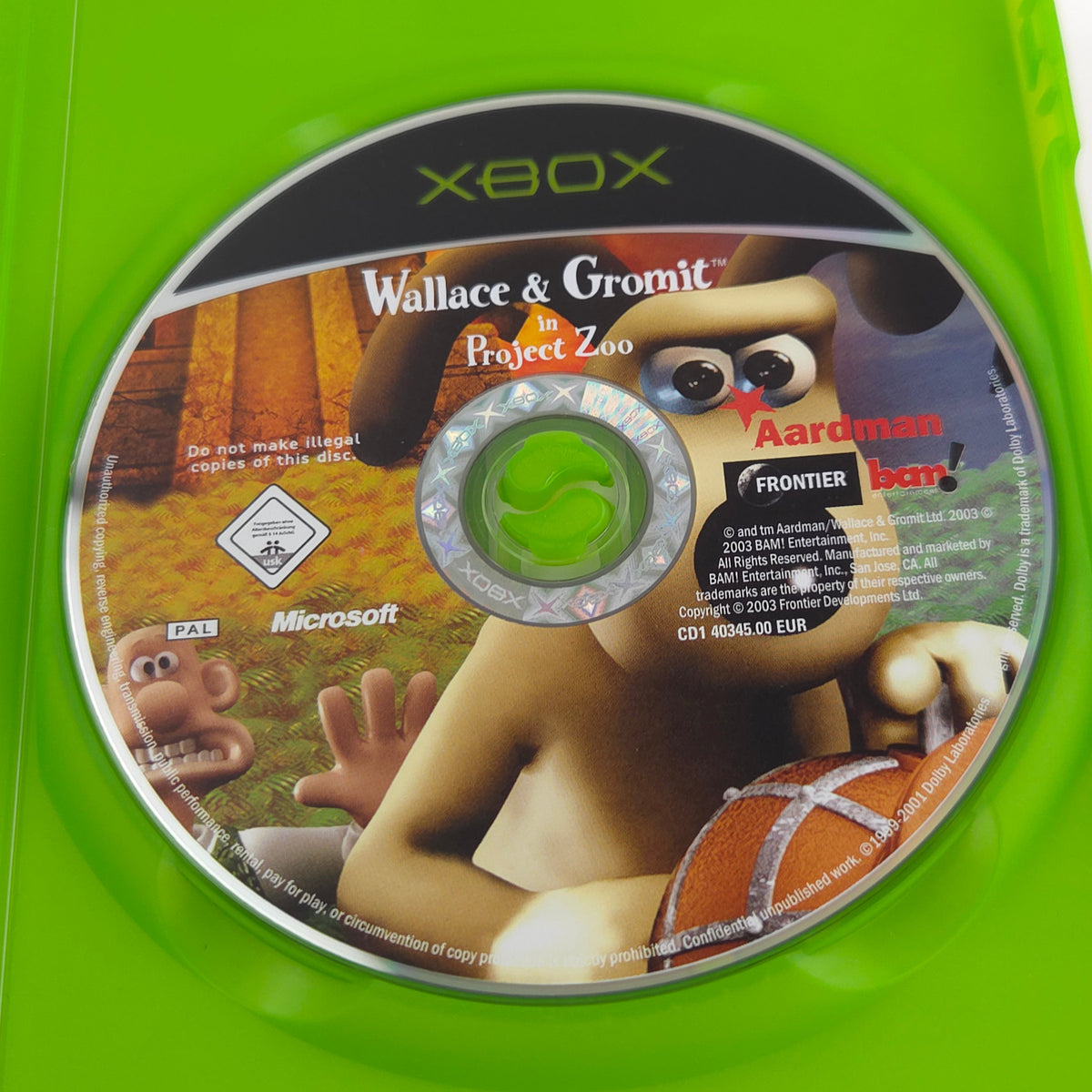 Xbox Spiel Wallace Gromit Projekt Zoo OVP PAL
