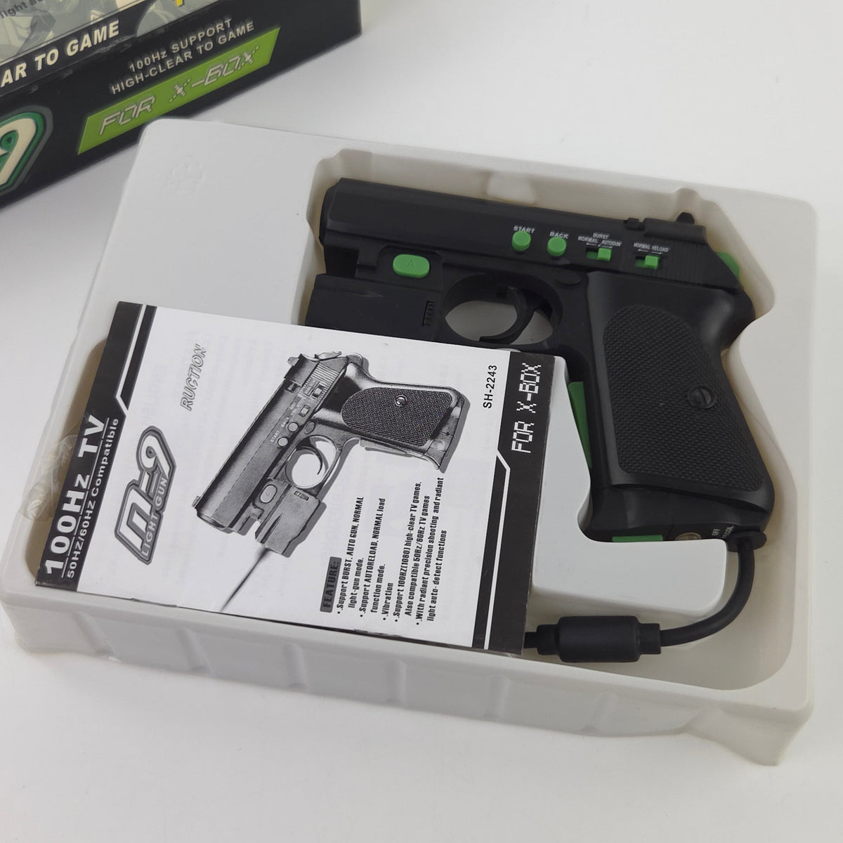 Microsoft Xbox Zubehör M-9 Light Gun Controller OVP