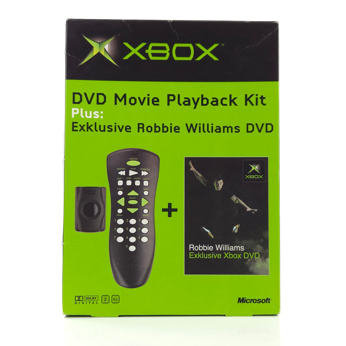 Xbox Zubehör DVD Kit und Robbie Williams DVD OVP