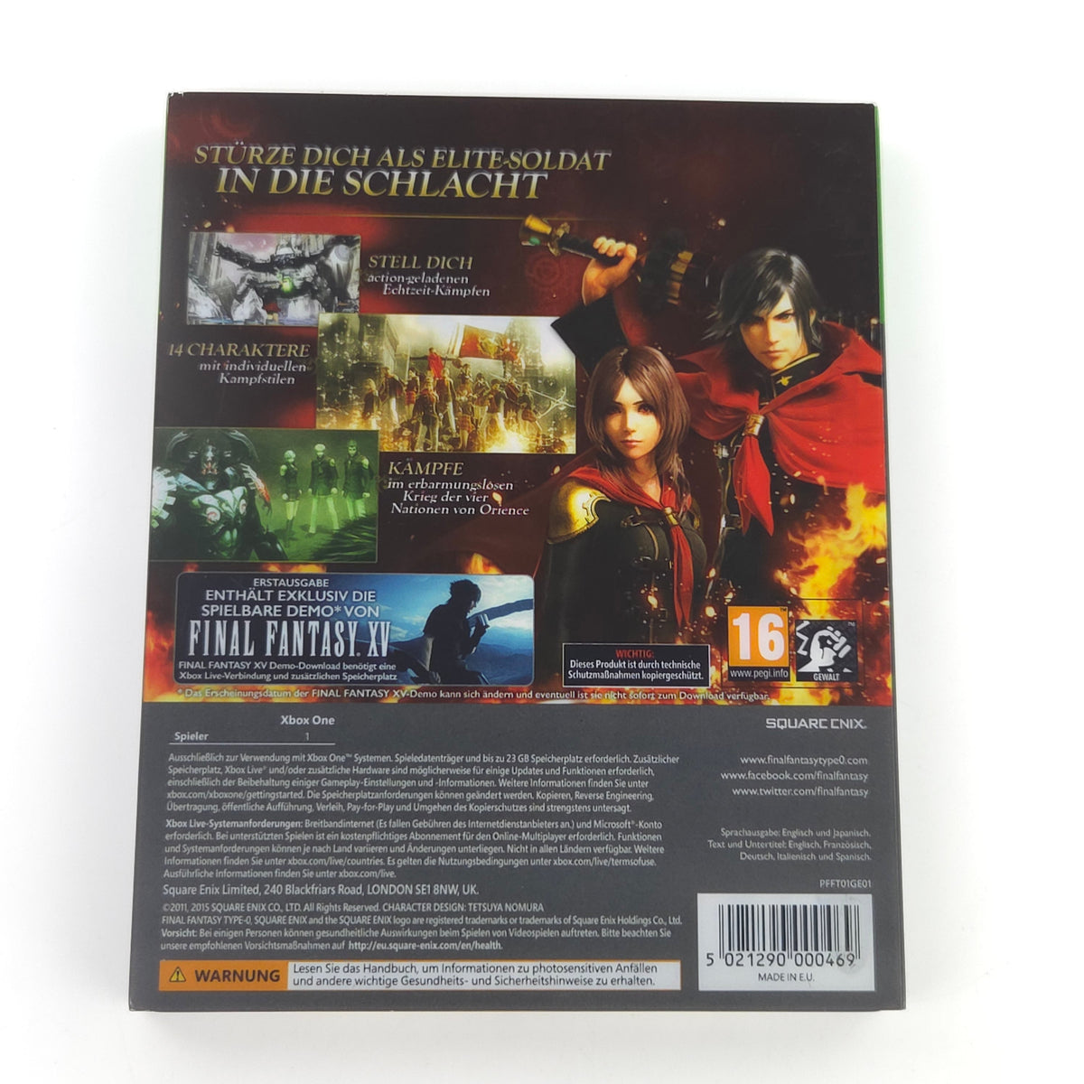 Microsoft Xbox ONE / Series X Spiel: Final Fantasy Type-0 HD (PAL DE)
