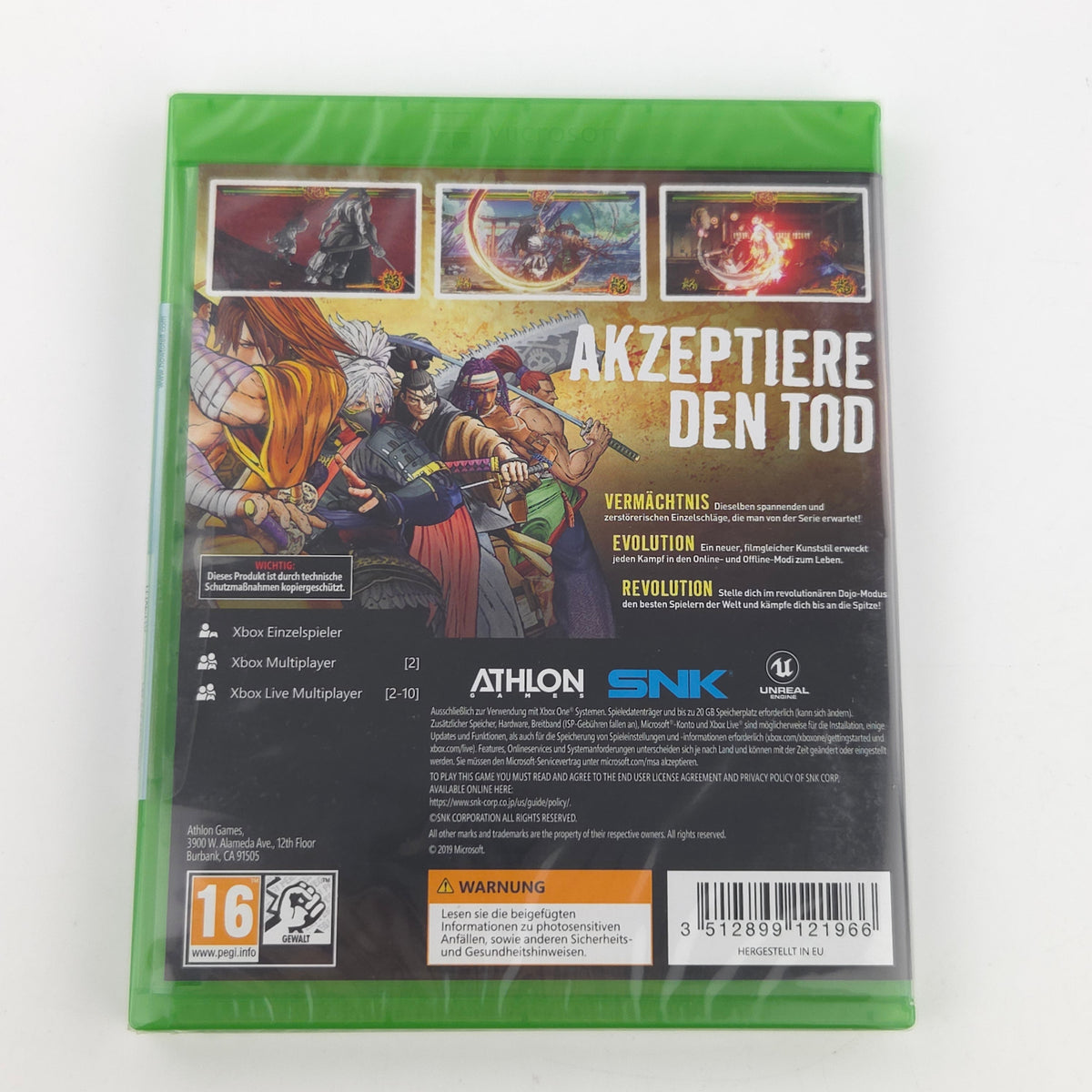 Xbox Series X Spiel Samurai Shodown Neu OVP