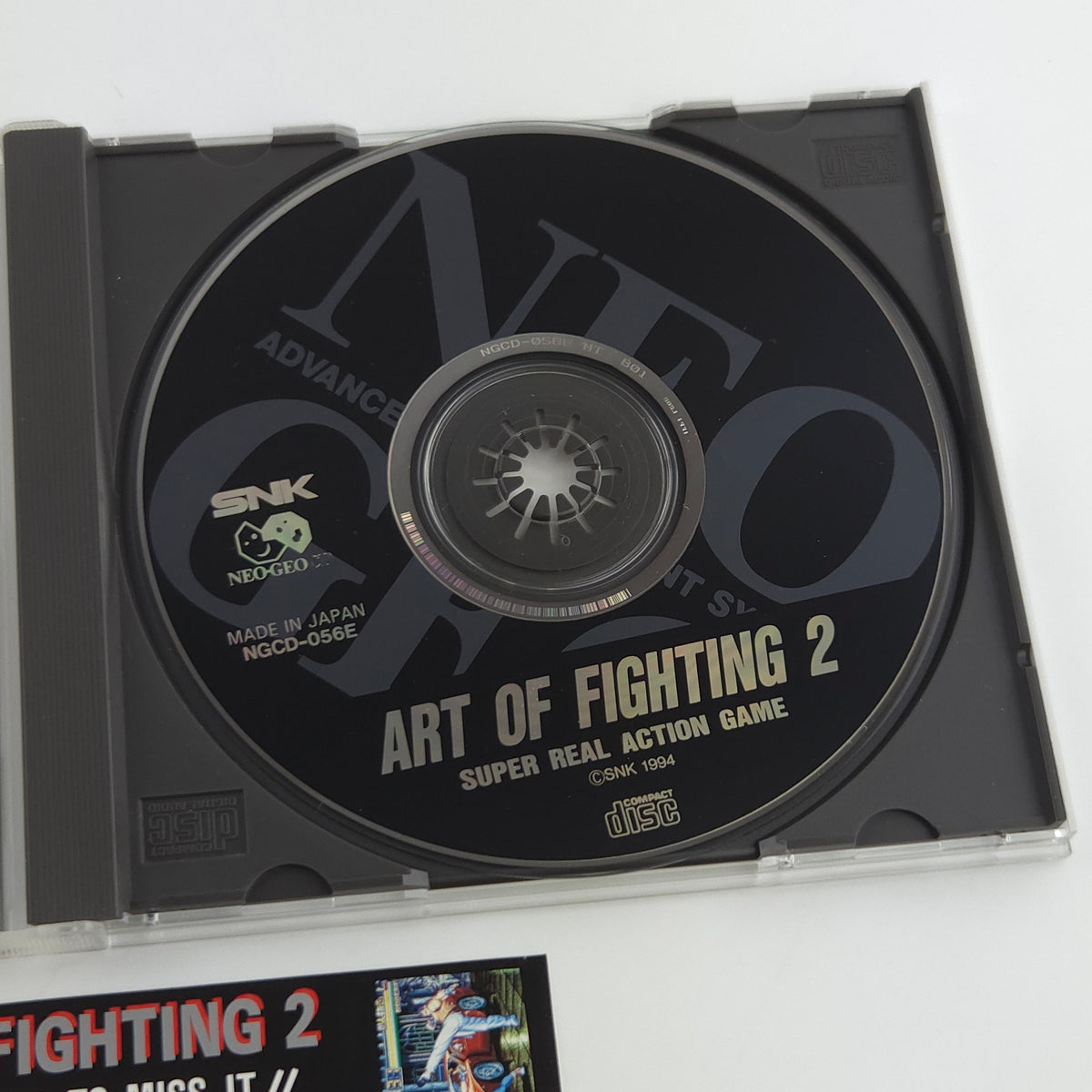 Neo-Geo CD Spiel – Art of Fighting 2 SNK Jewel Case USA OVP