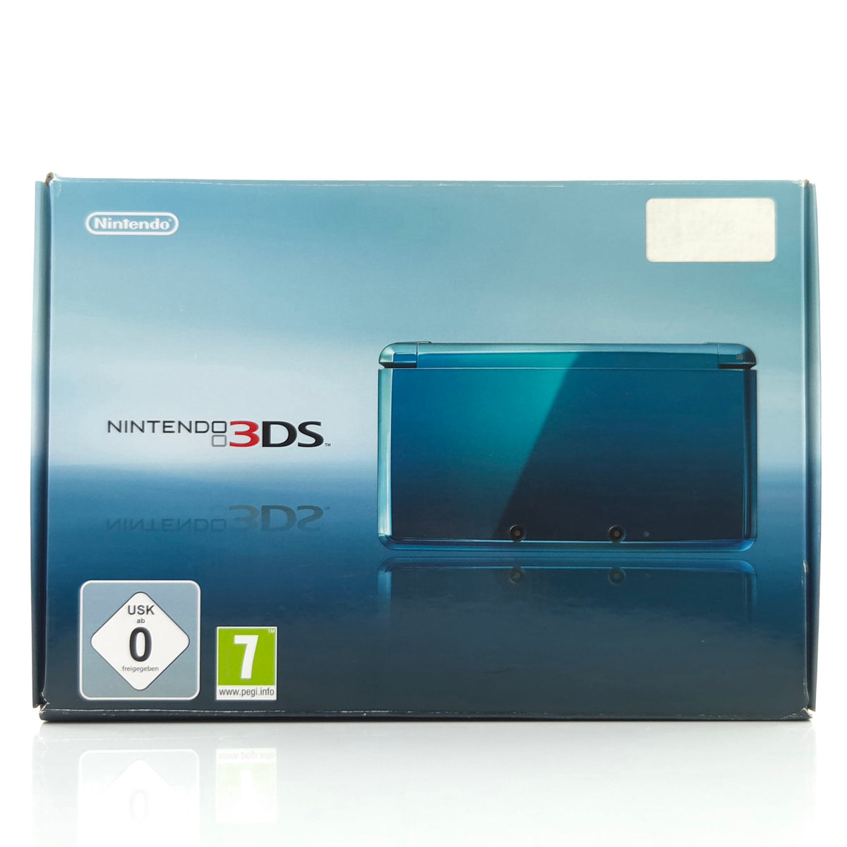 Nintendo 3DS Konsole Aqua Blue Handheld OVP PAL Neuwertig