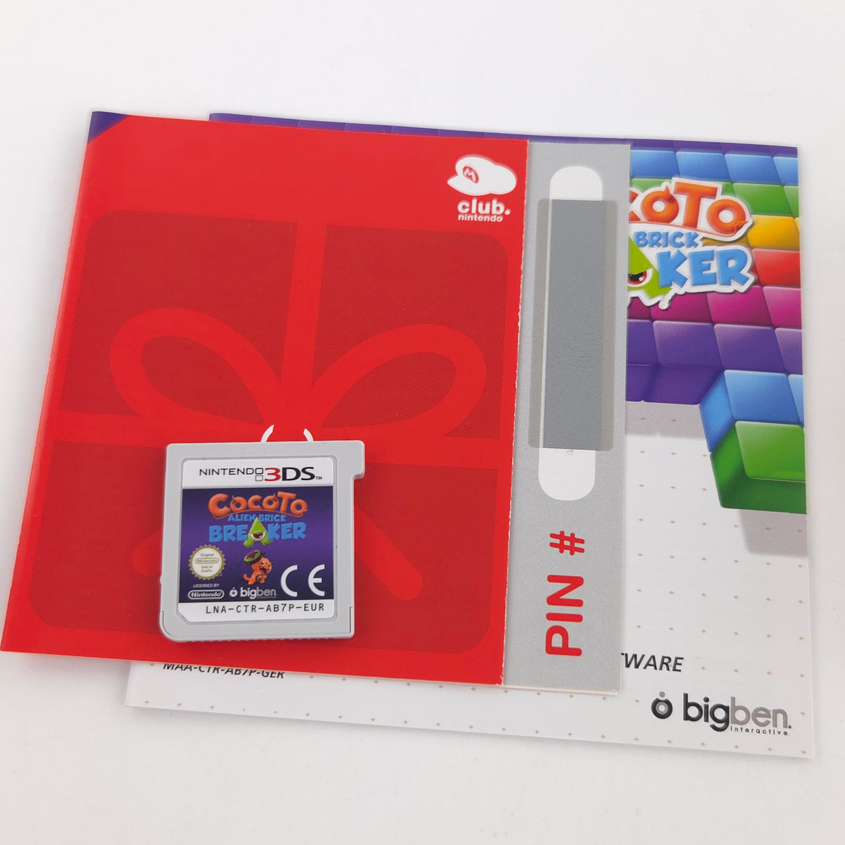Nintendo 3DS Spiel Cocoto Alien Brick Breaker OVP
