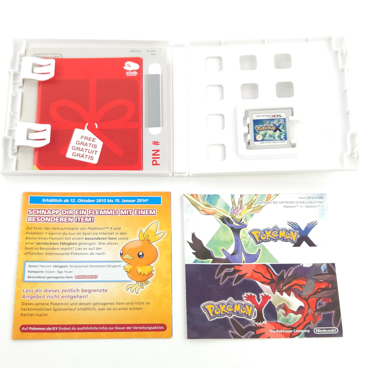 Nintendo 3DS Spiel Pokémon X OVP DE