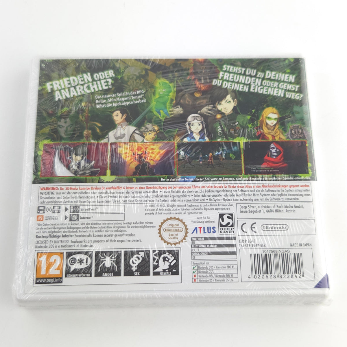 Nintendo 3DS Spiel Shin Megami Tensei IV Apocalypse Neu