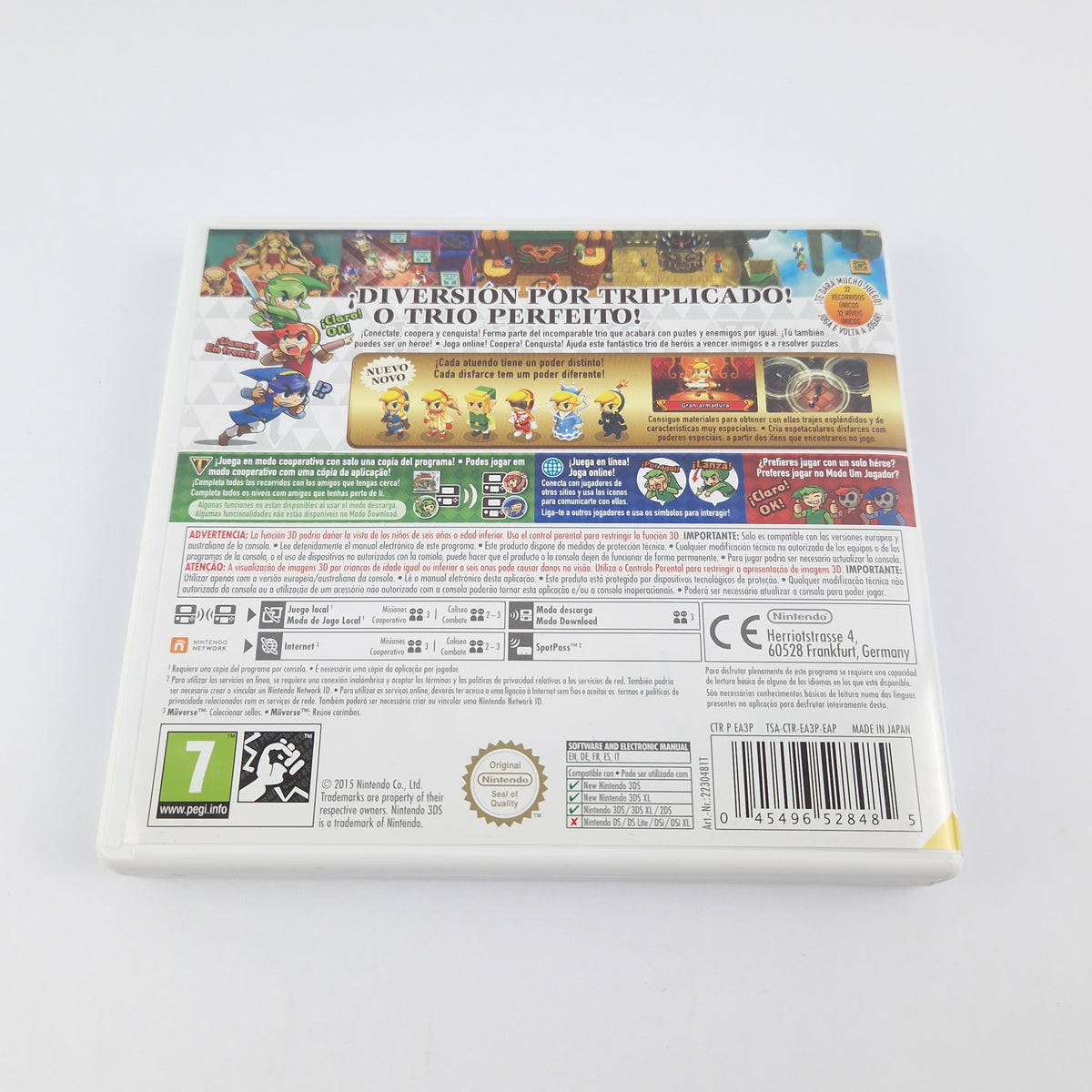 Nintendo 3DS Spiel – Zelda Triforce Heroes + Game Guide
