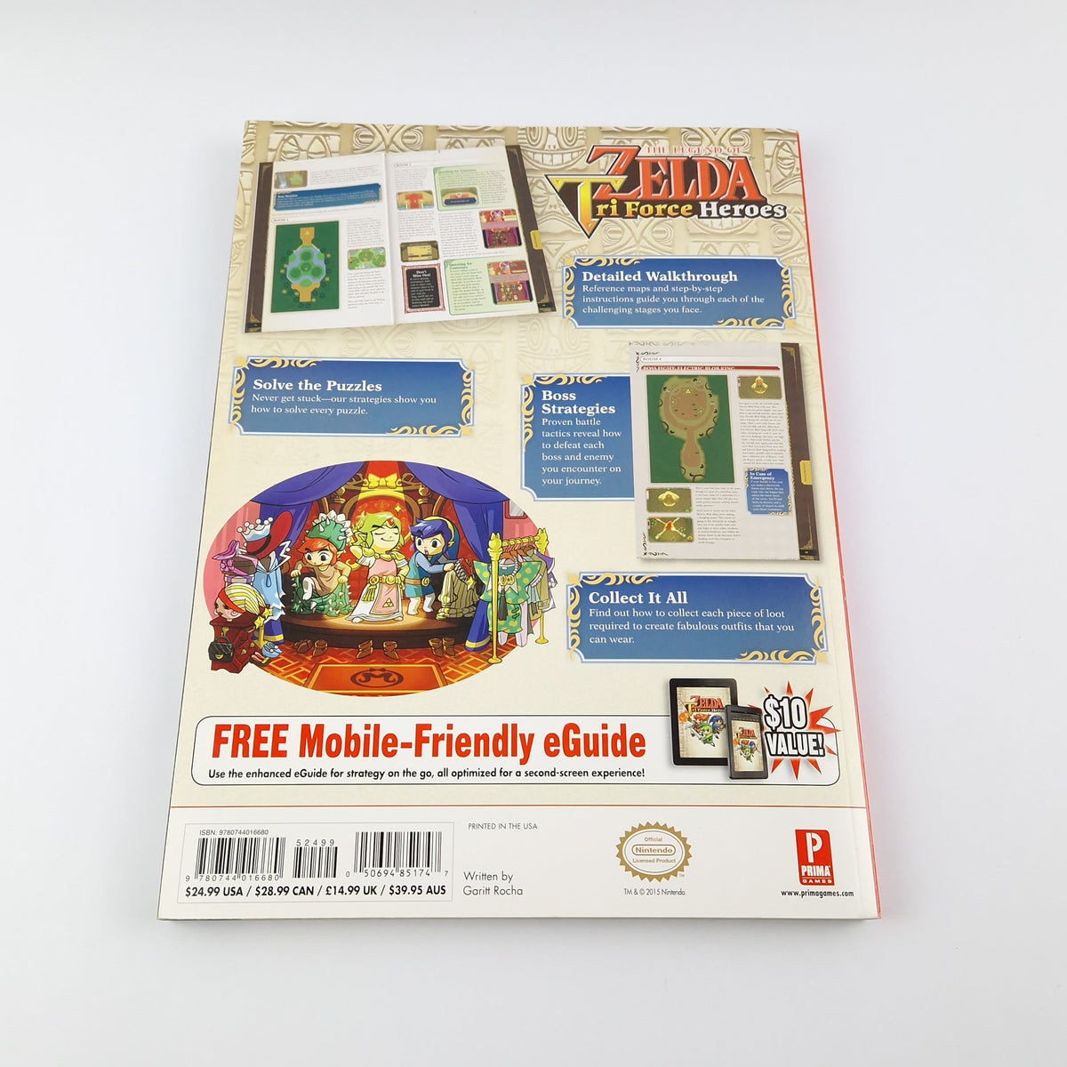 Nintendo 3DS Spiel – Zelda Triforce Heroes + Game Guide