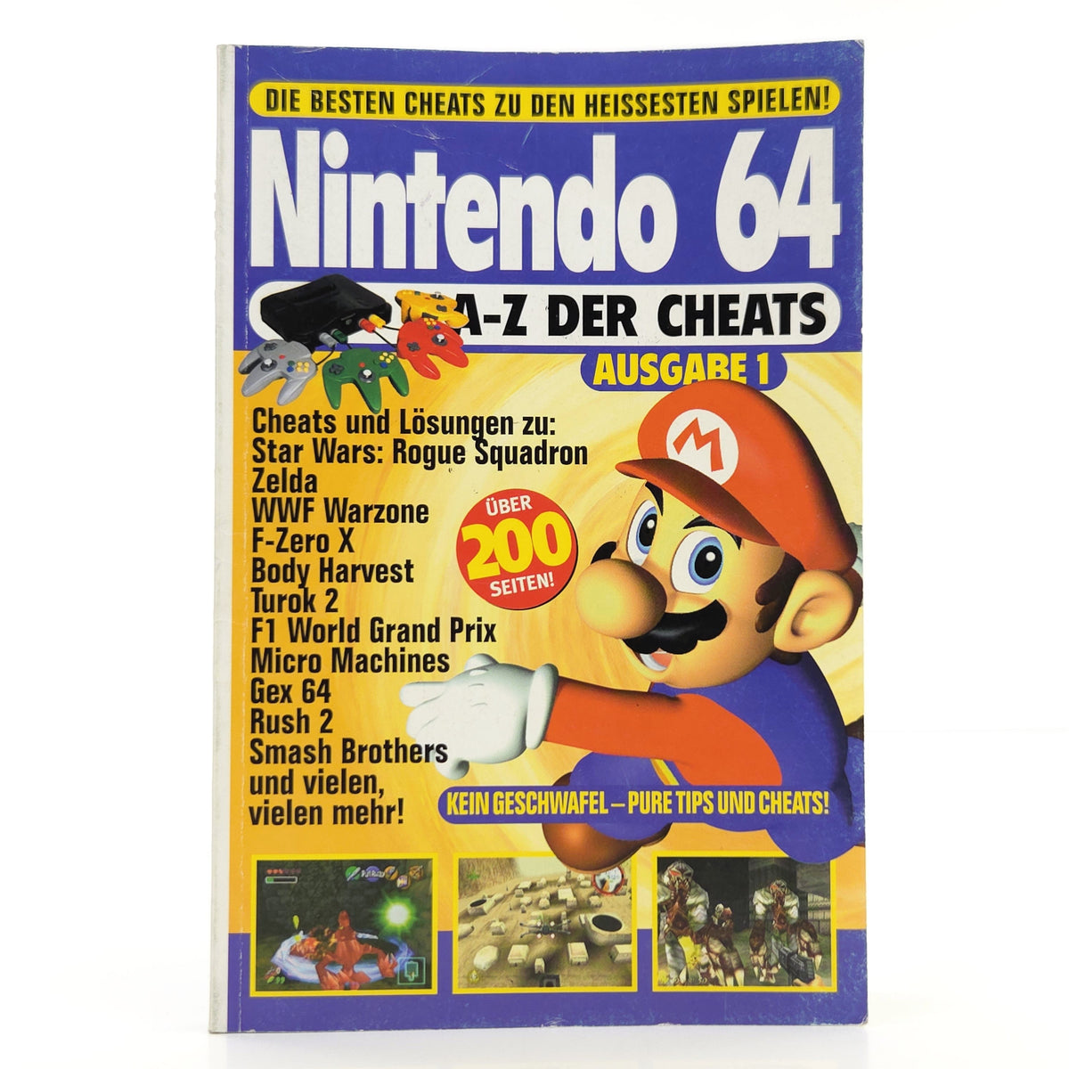 N64 Buch Die besten Cheats Ausgabe 1 Nintendo 64