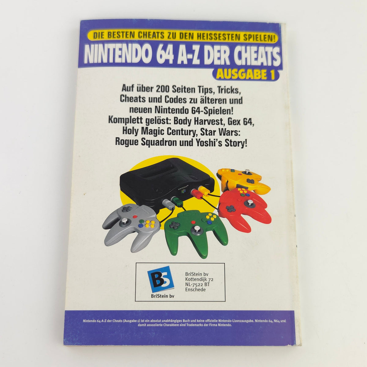 N64 Buch Die besten Cheats Ausgabe 1 Nintendo 64