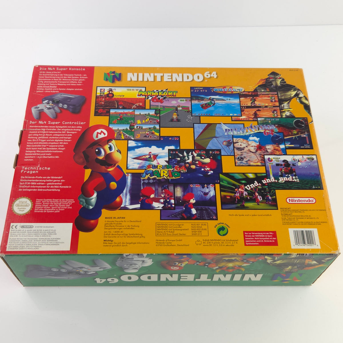 Nintendo 64 Konsole N64 Bundle Set OVP PAL NOE