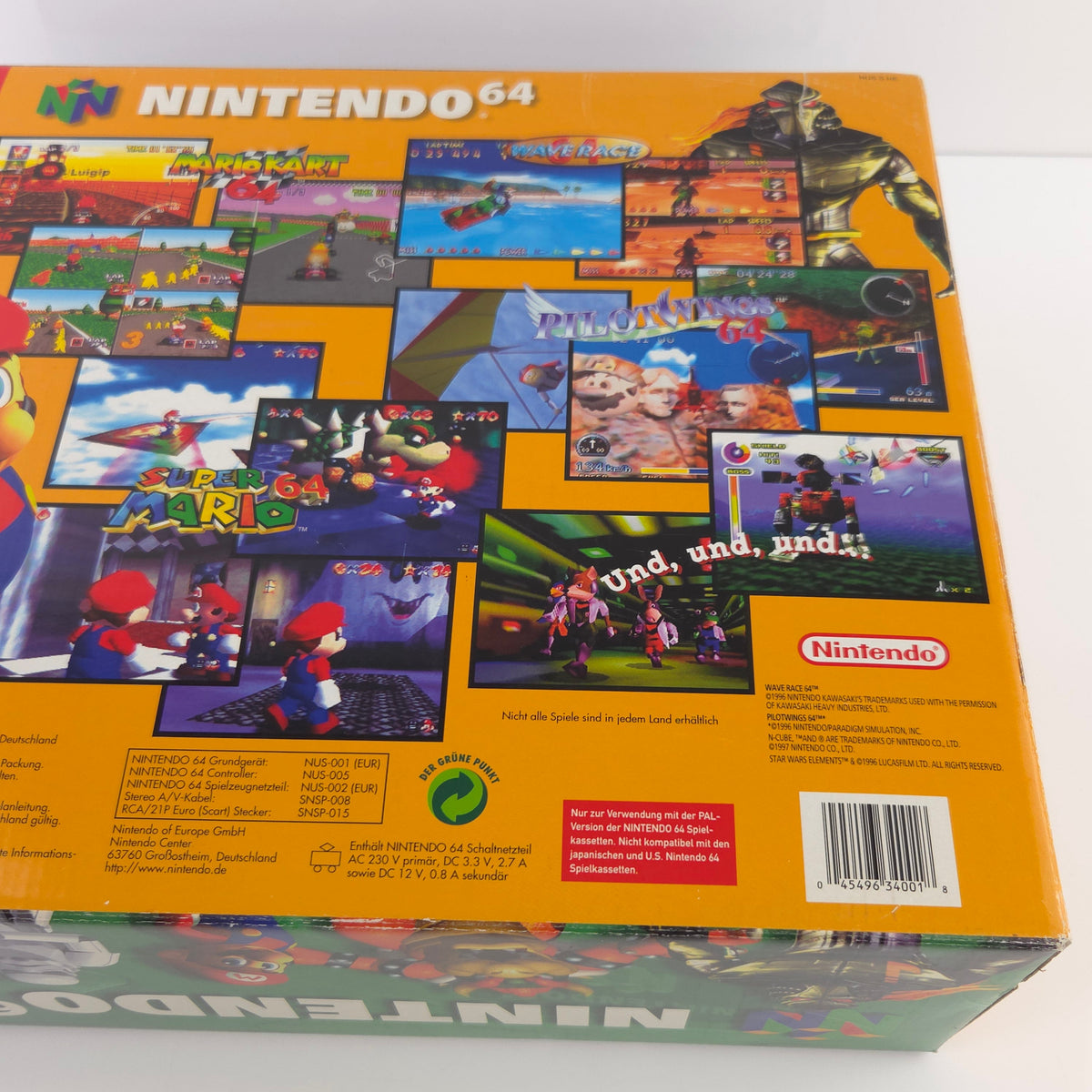 Nintendo 64 Konsole – The New Dimension of Fun (OVP PAL)