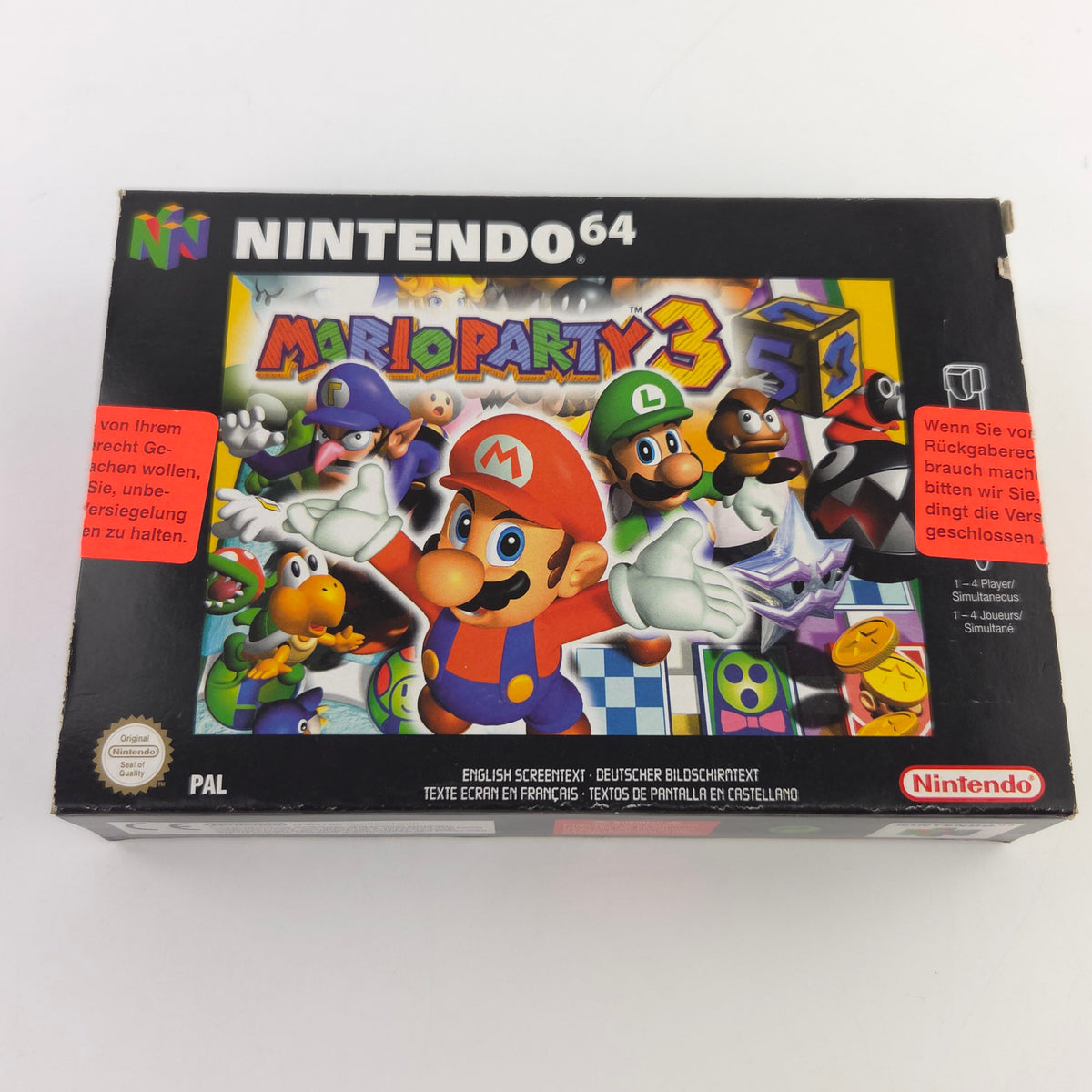 Nintendo 64 Mario Party 1 2 3 Original OVPs Anleitung