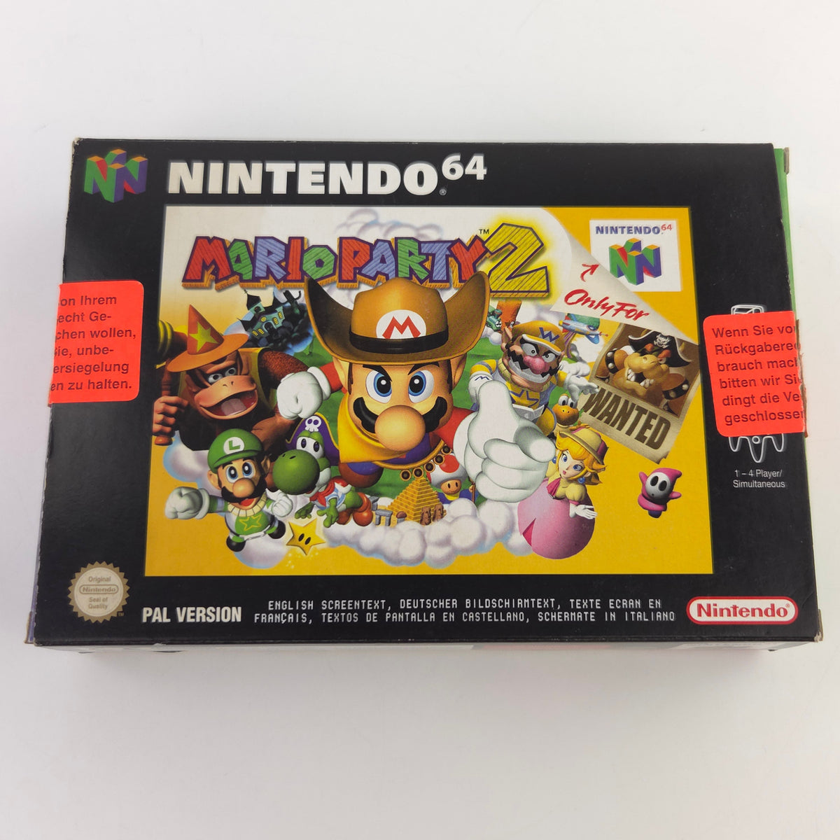 Nintendo 64 Mario Party 1 2 3 Original OVPs Anleitung
