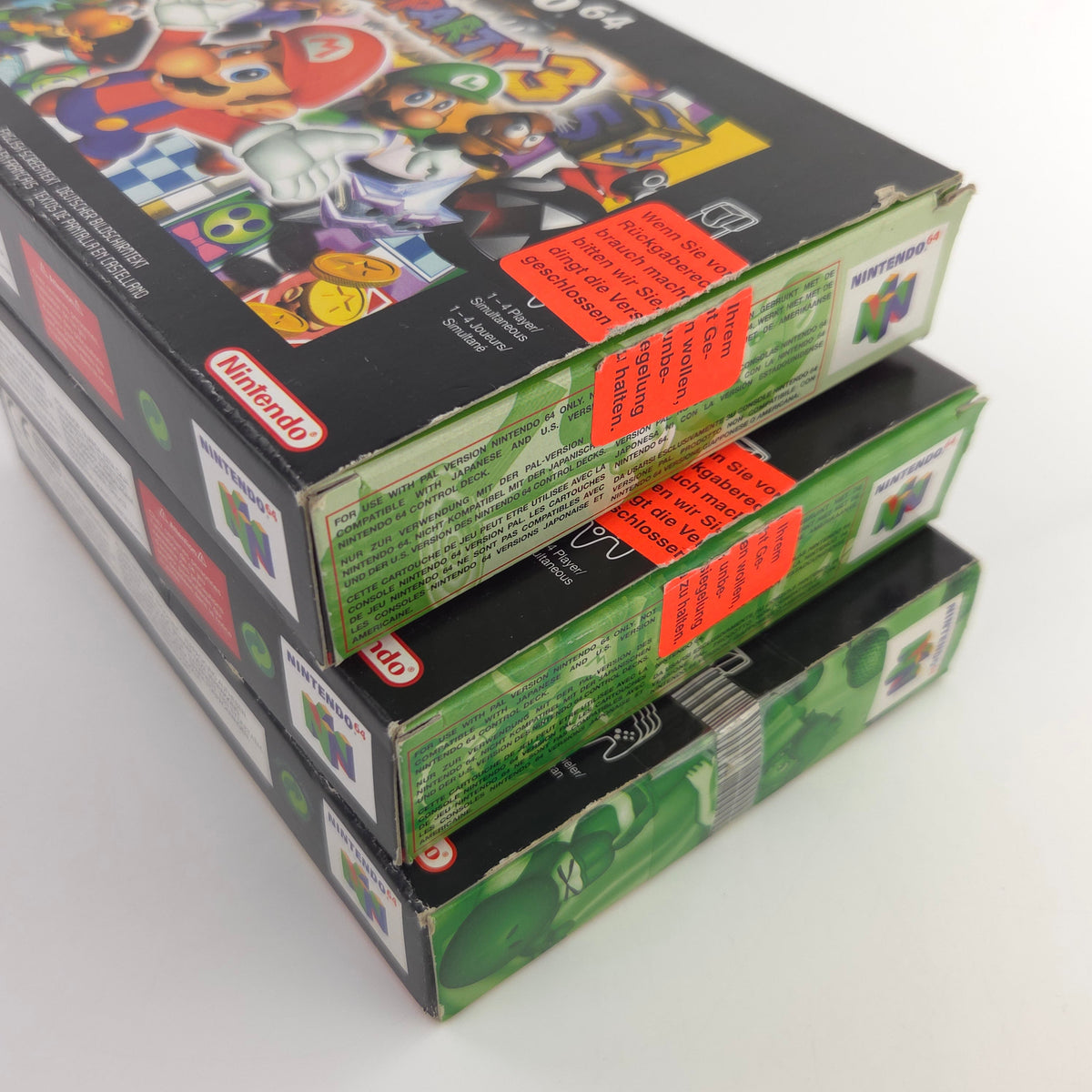 Nintendo 64 Mario Party 1 2 3 Original OVPs Anleitung