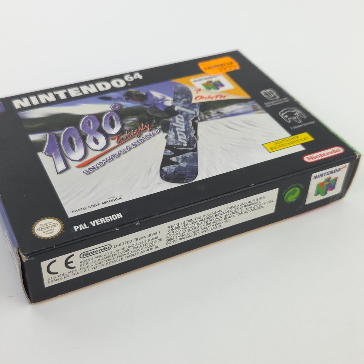 Nintendo 64 Spiel 1080 Ten Eighty Snowboarding Sport OVP