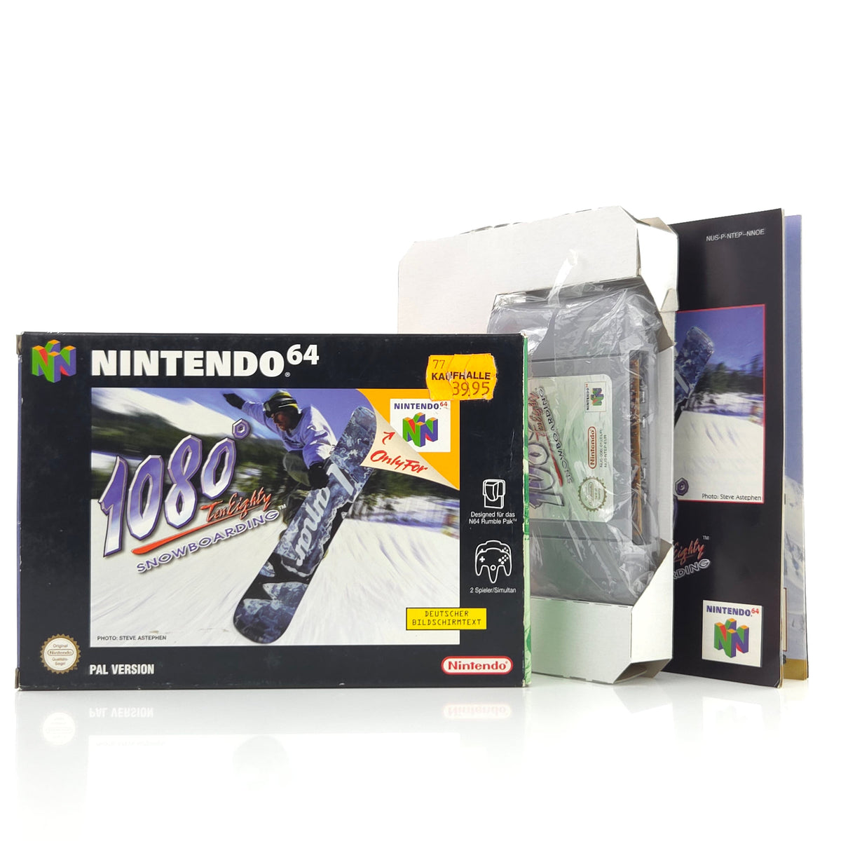 Nintendo 64 Spiel 1080 Ten Eighty Snowboarding Sport OVP