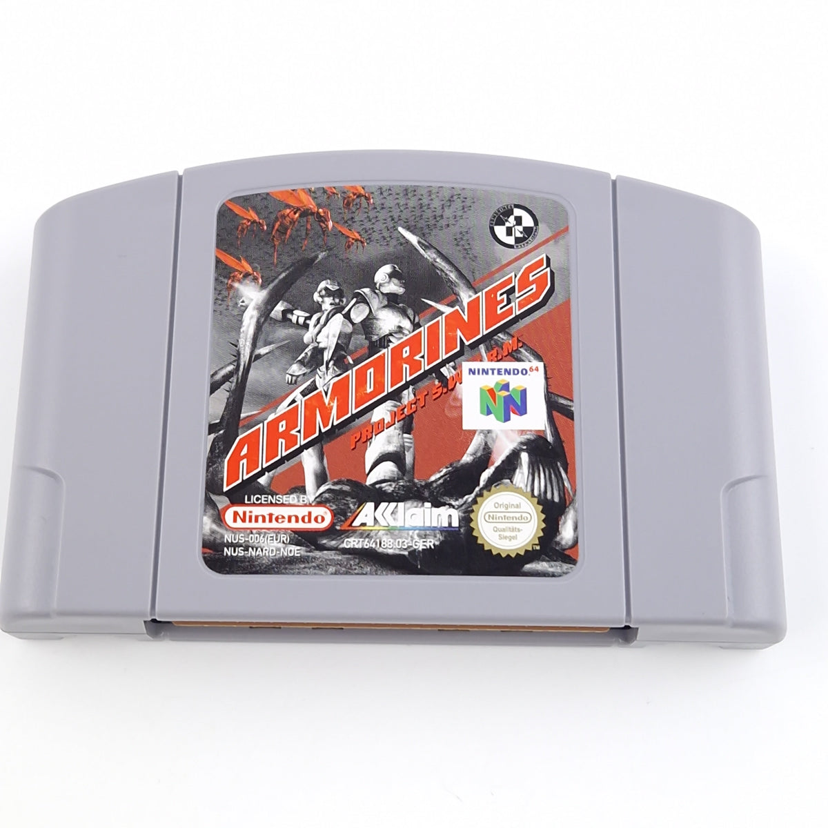 Nintendo 64 Spiel – Armorines Project S.W.A.R.M. OVP PAL