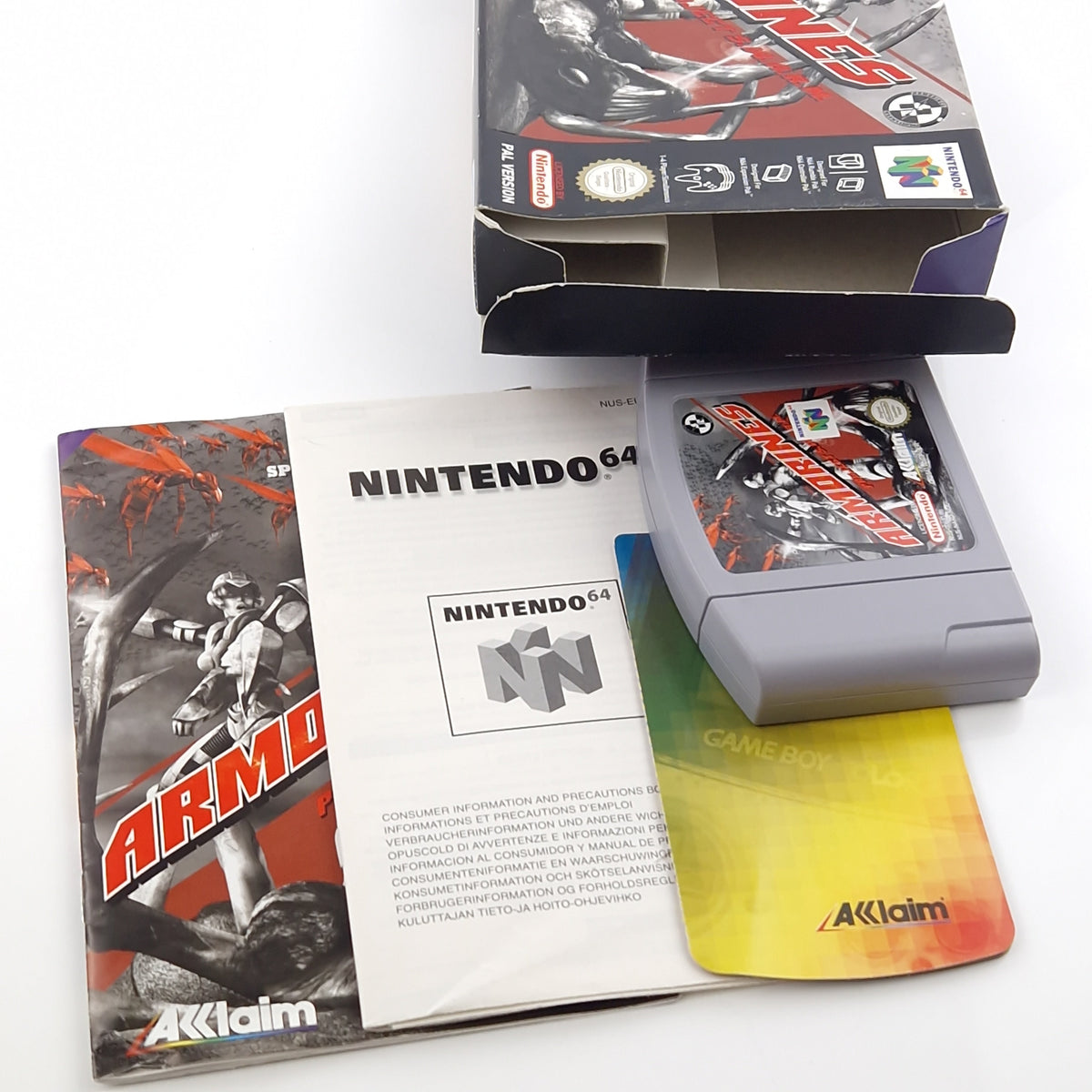Nintendo 64 Spiel – Armorines Project S.W.A.R.M. OVP PAL