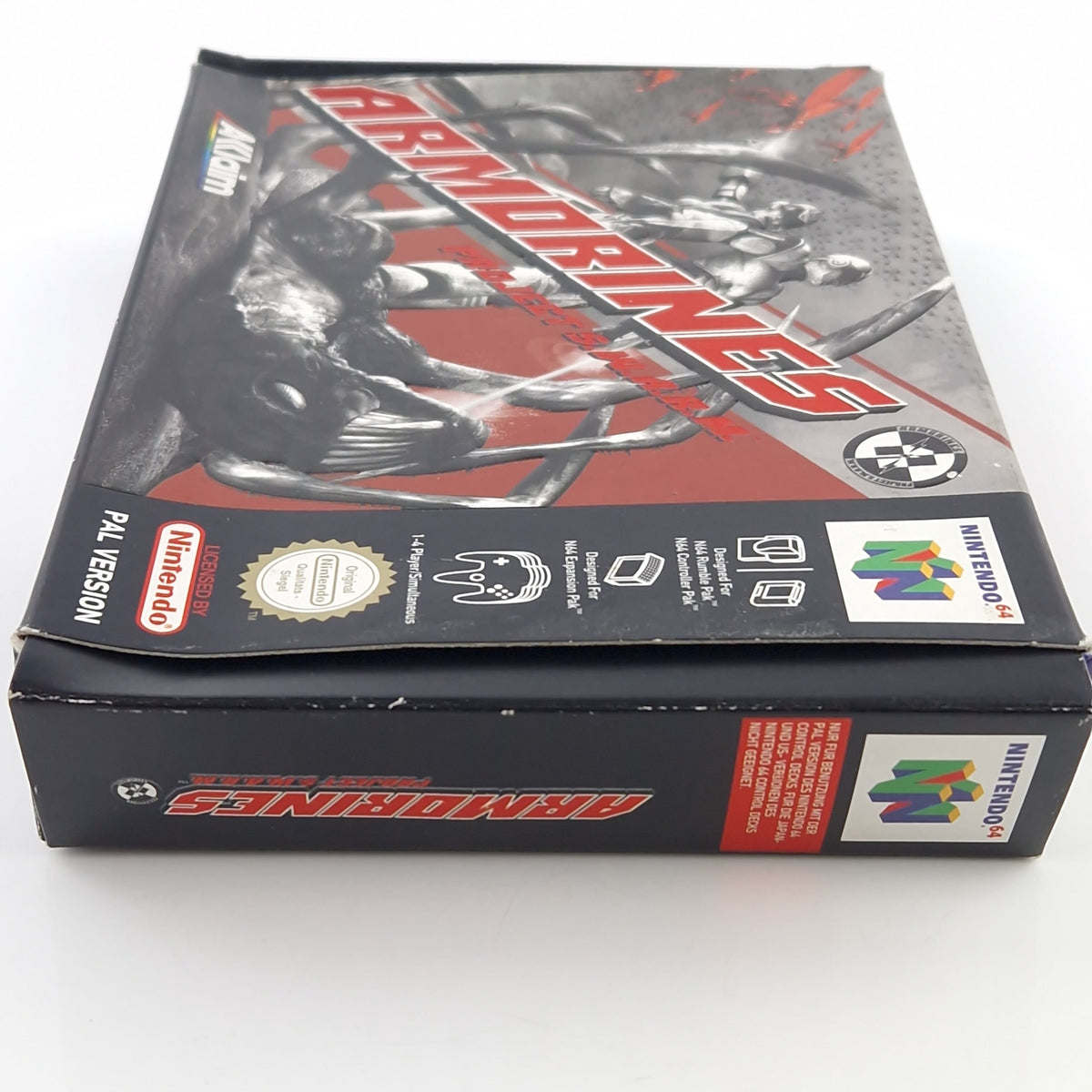 Nintendo 64 Spiel – Armorines Project S.W.A.R.M. OVP PAL