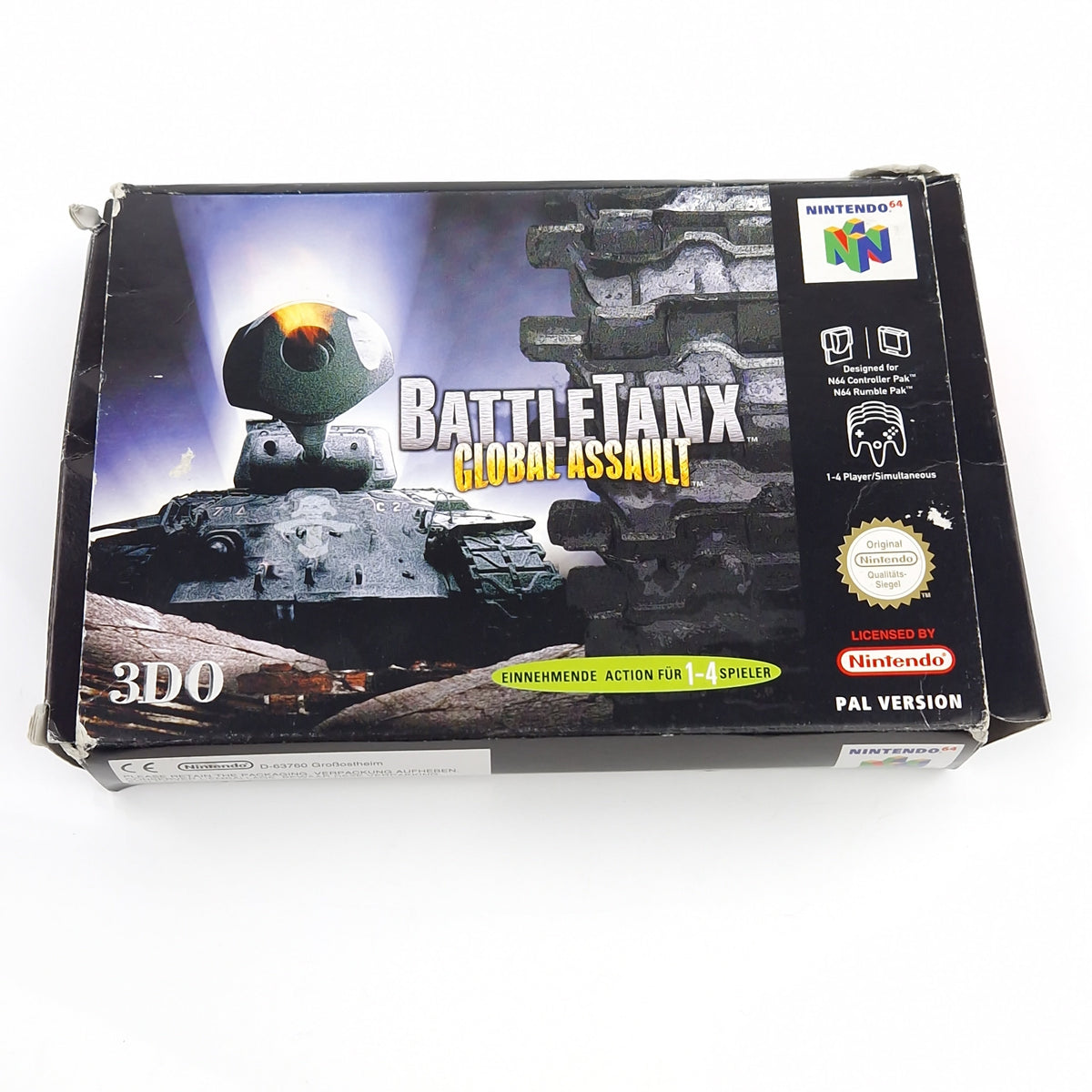 Nintendo 64 Spiel – Battle Tanx Global Assault PAL OVP