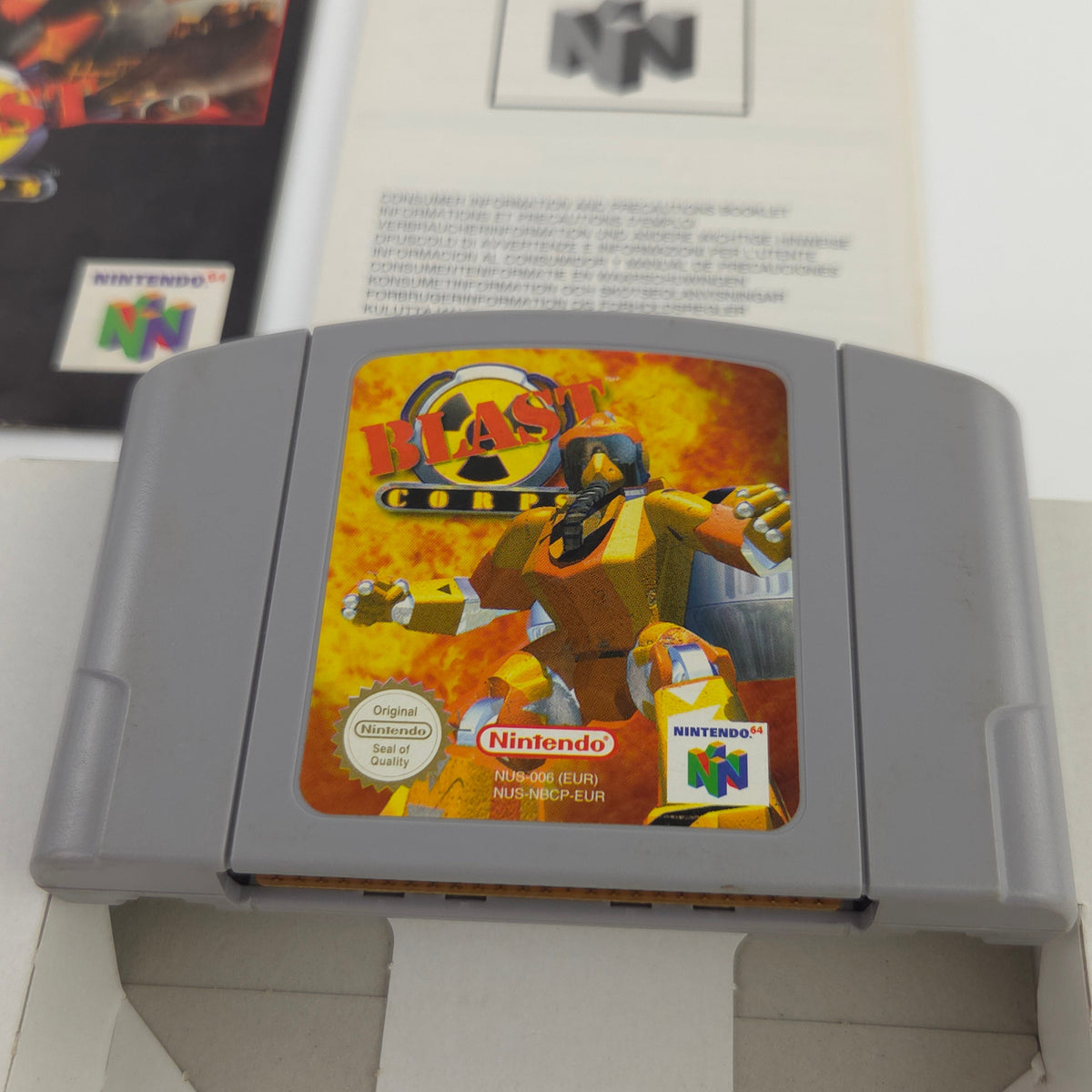 Nintendo 64 Spiel Blast Corps N64 Modul OVP PAL DE