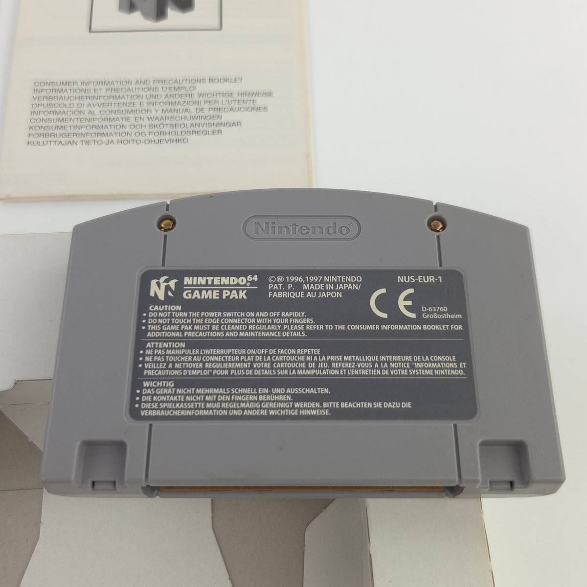 Nintendo 64 Spiel Blast Corps N64 Modul OVP PAL DE