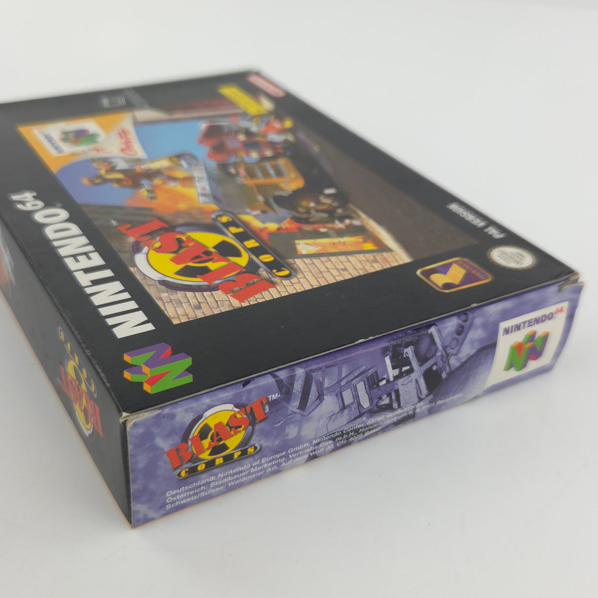 Nintendo 64 Spiel Blast Corps N64 Modul OVP PAL DE