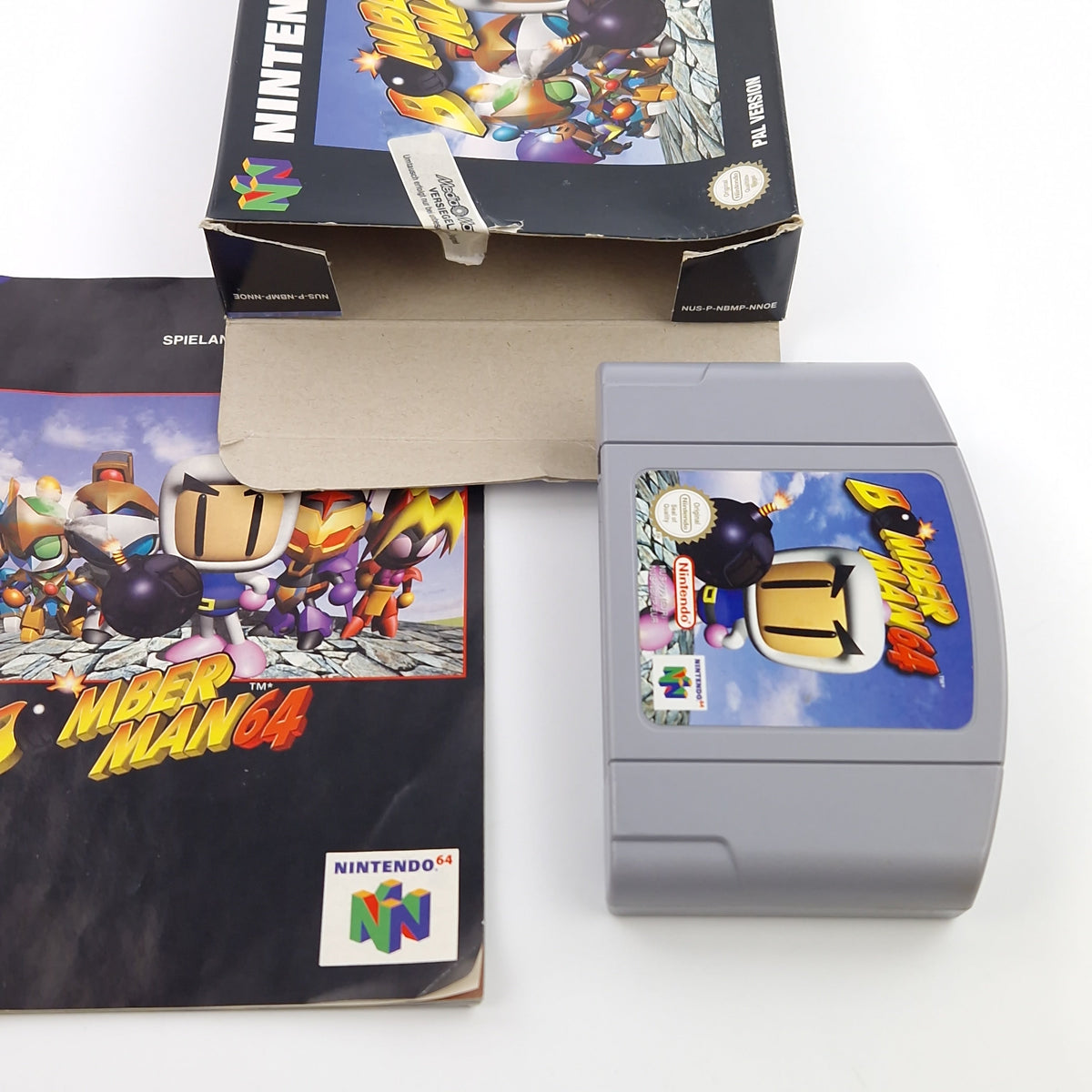 Nintendo 64 Spiel – Bomber Man 64 Modul OVP PAL NNOE