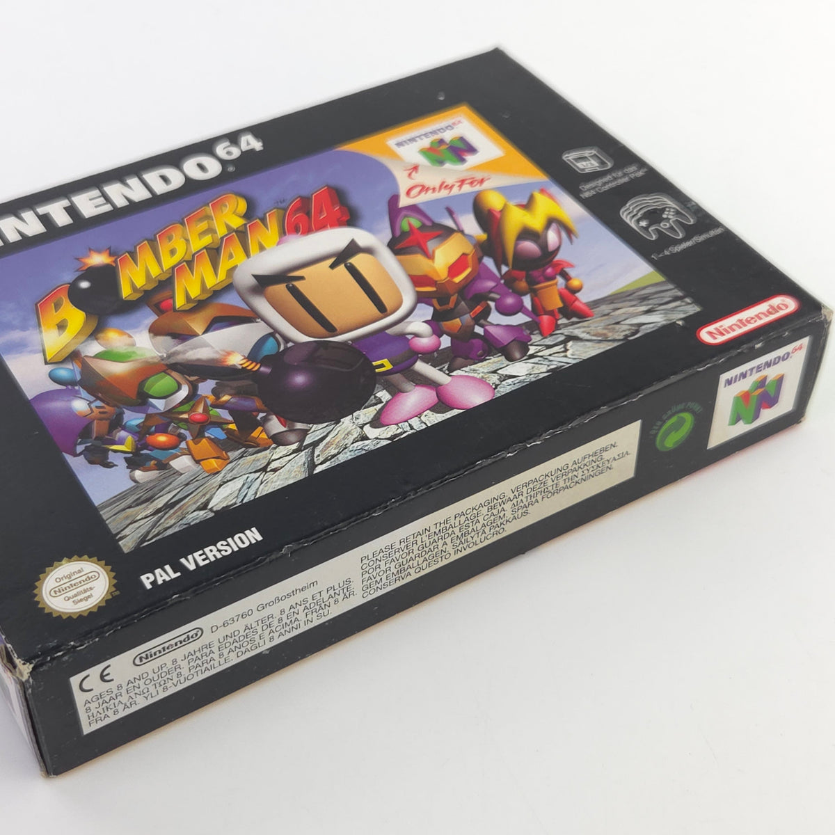 Nintendo 64 Spiel Bomberman 64 N64 OVP PAL EUR Zustand
