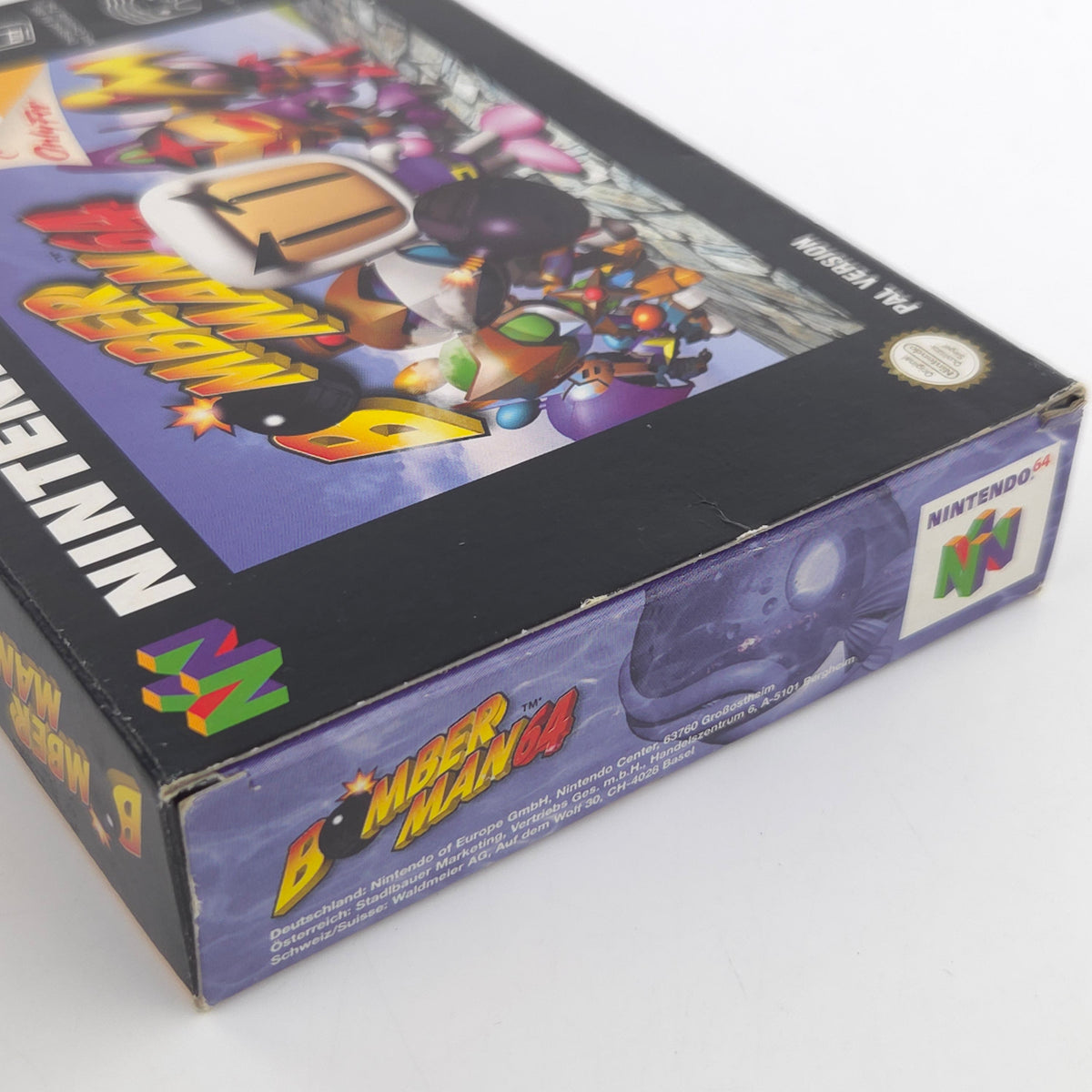 Nintendo 64 Spiel Bomberman 64 N64 OVP PAL EUR Zustand