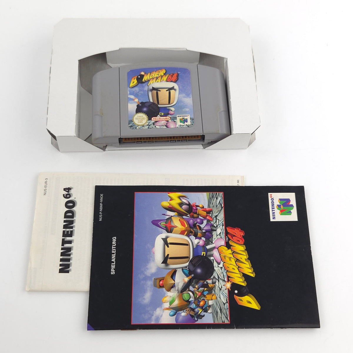 Nintendo 64 Spiel Bomberman 64 N64 OVP PAL EUR Zustand