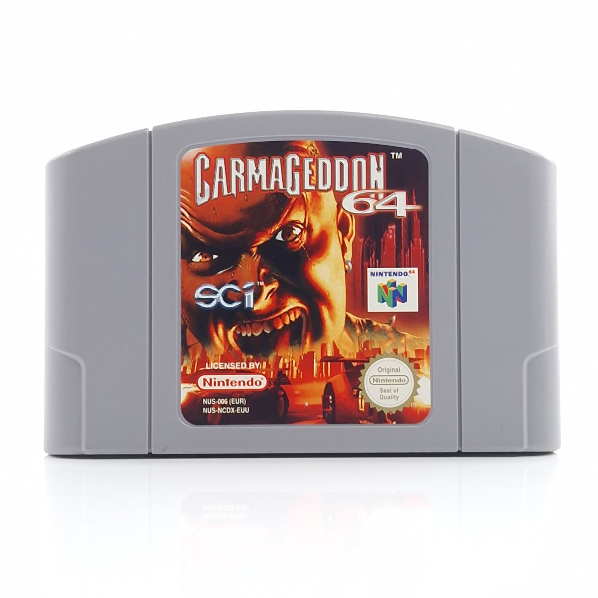 Nintendo 64 Spiel – Carmageddon 64 N64 Modul PAL EUR SCI