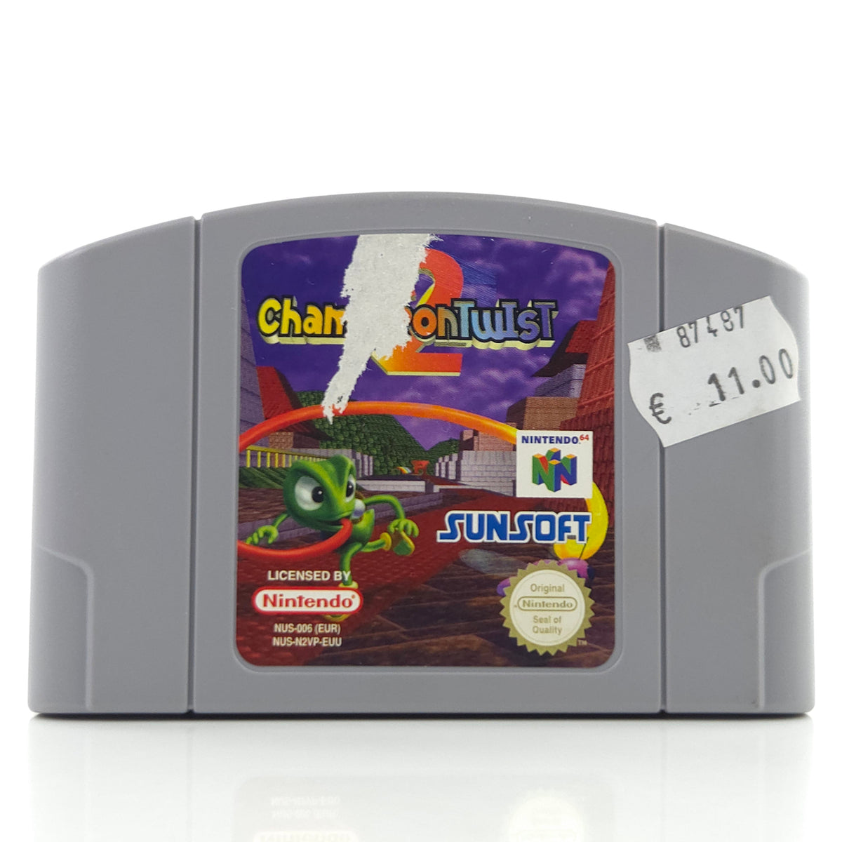 Nintendo 64 Spiel Chameleon Twist 2 Modul PAL EUR