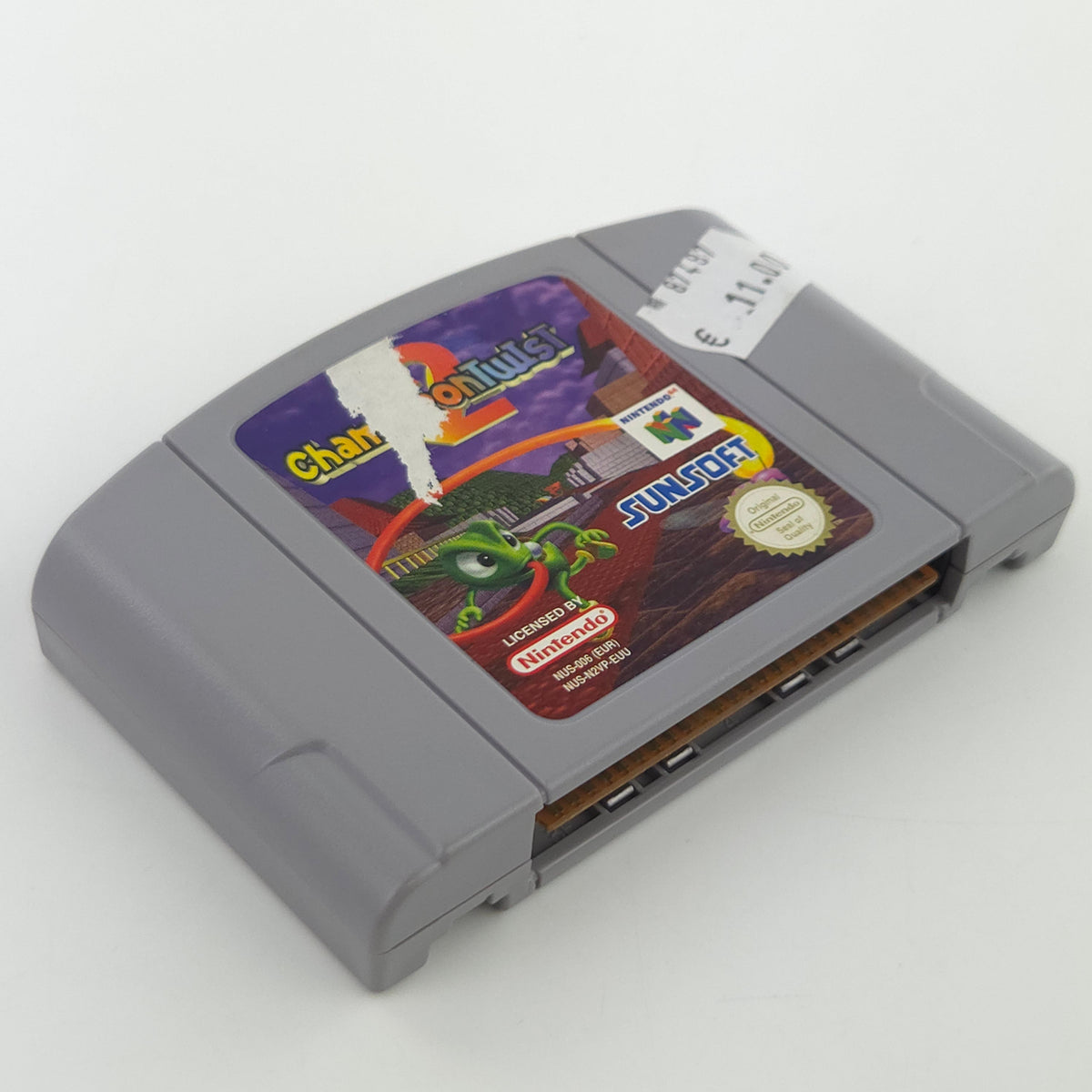 Nintendo 64 Spiel Chameleon Twist 2 Modul PAL EUR
